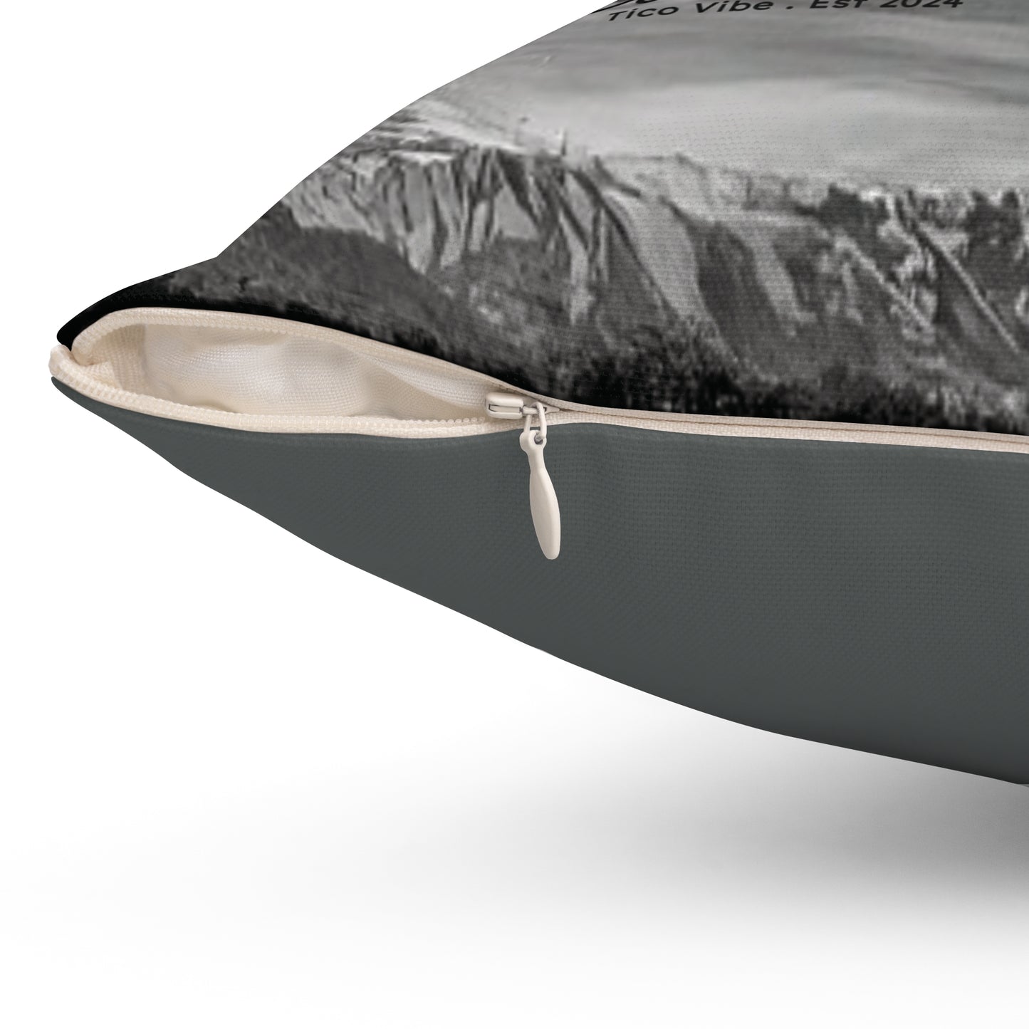 Poas Volcano Spun Polyester Square Pillow – A Bold Accent for Your Space