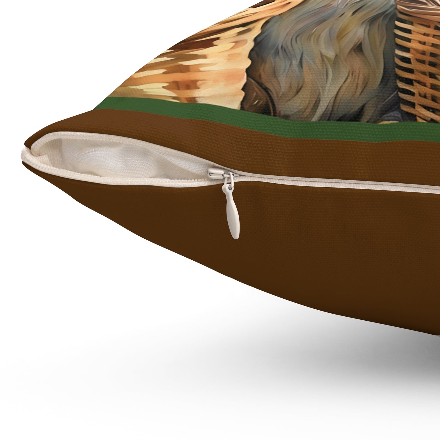 "Sloth & Coconuts" Spun Polyester Square Pillow