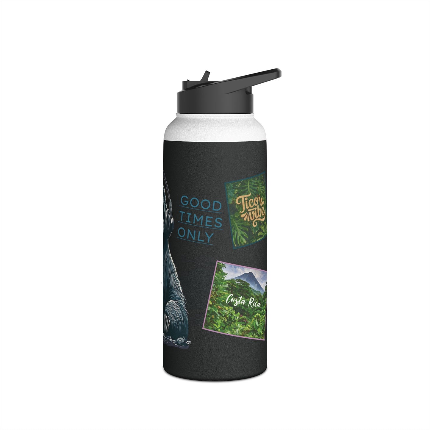 DJ Sloth Vibes – Good Times Only Stainless Steel Water Bottle