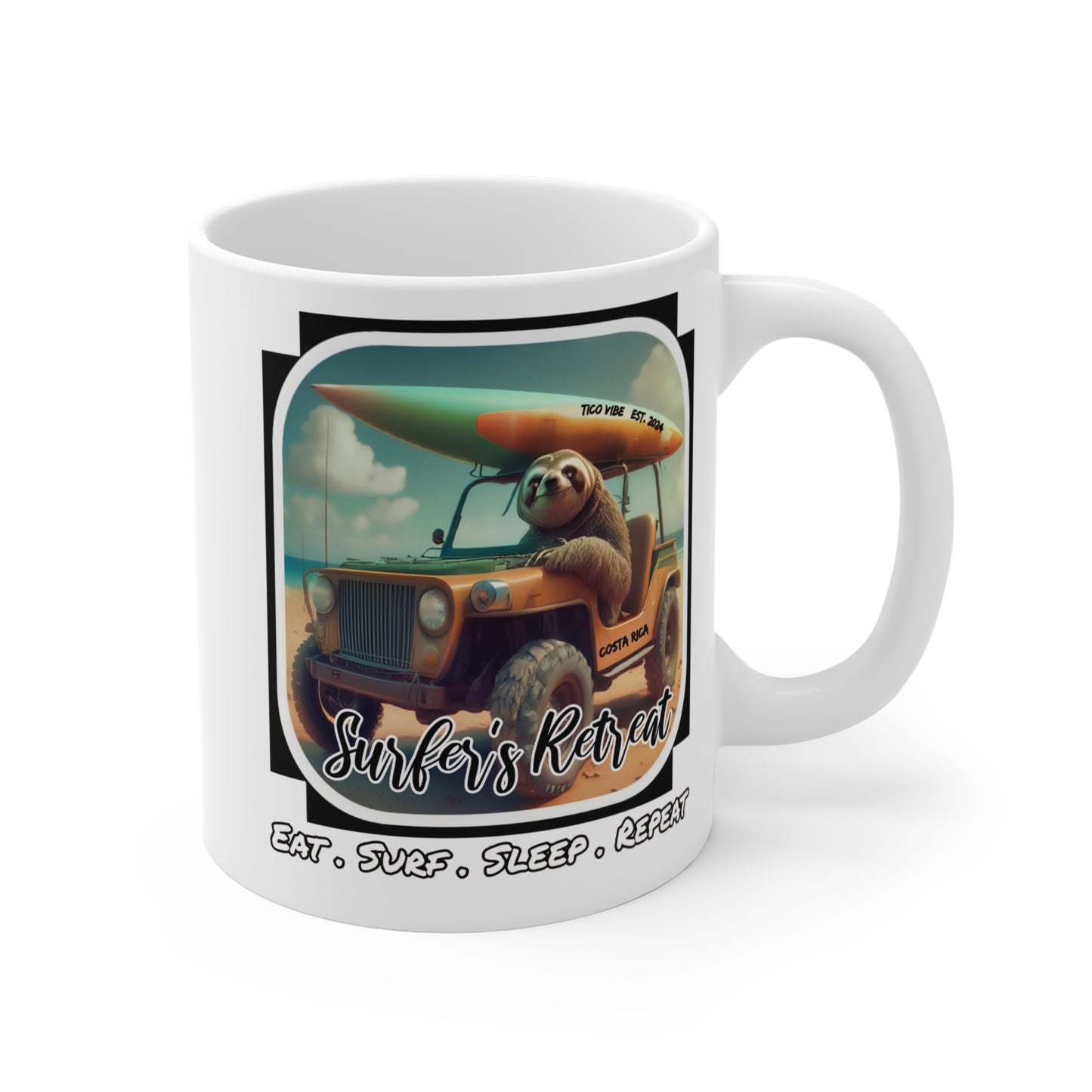 "Surfers Retreat" (R) Mug 11oz
