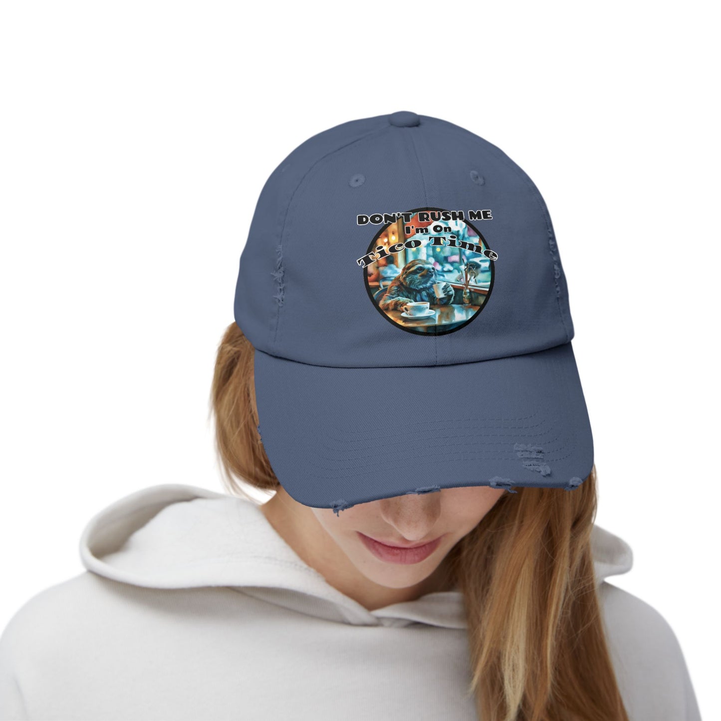 Tico Time – Unisex Distressed Cotton Cap