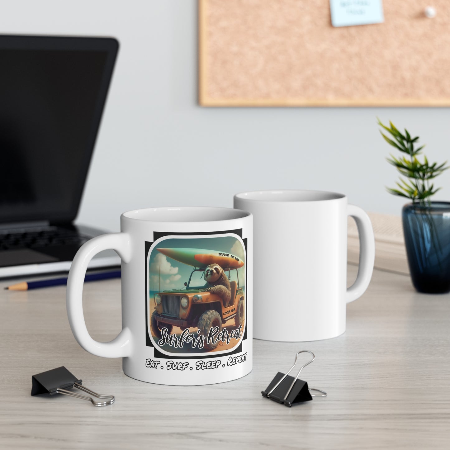 "Surfers Retreat" (L) Mug 11oz
