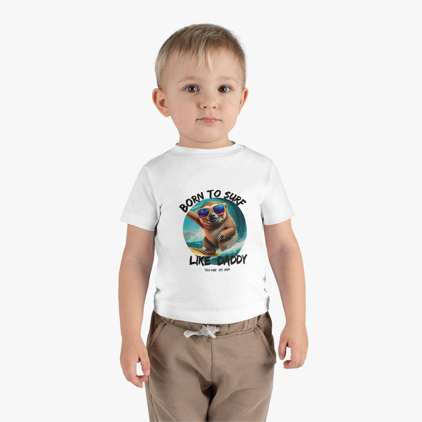 Surf Like Daddy – Infant Cotton Jersey Tee