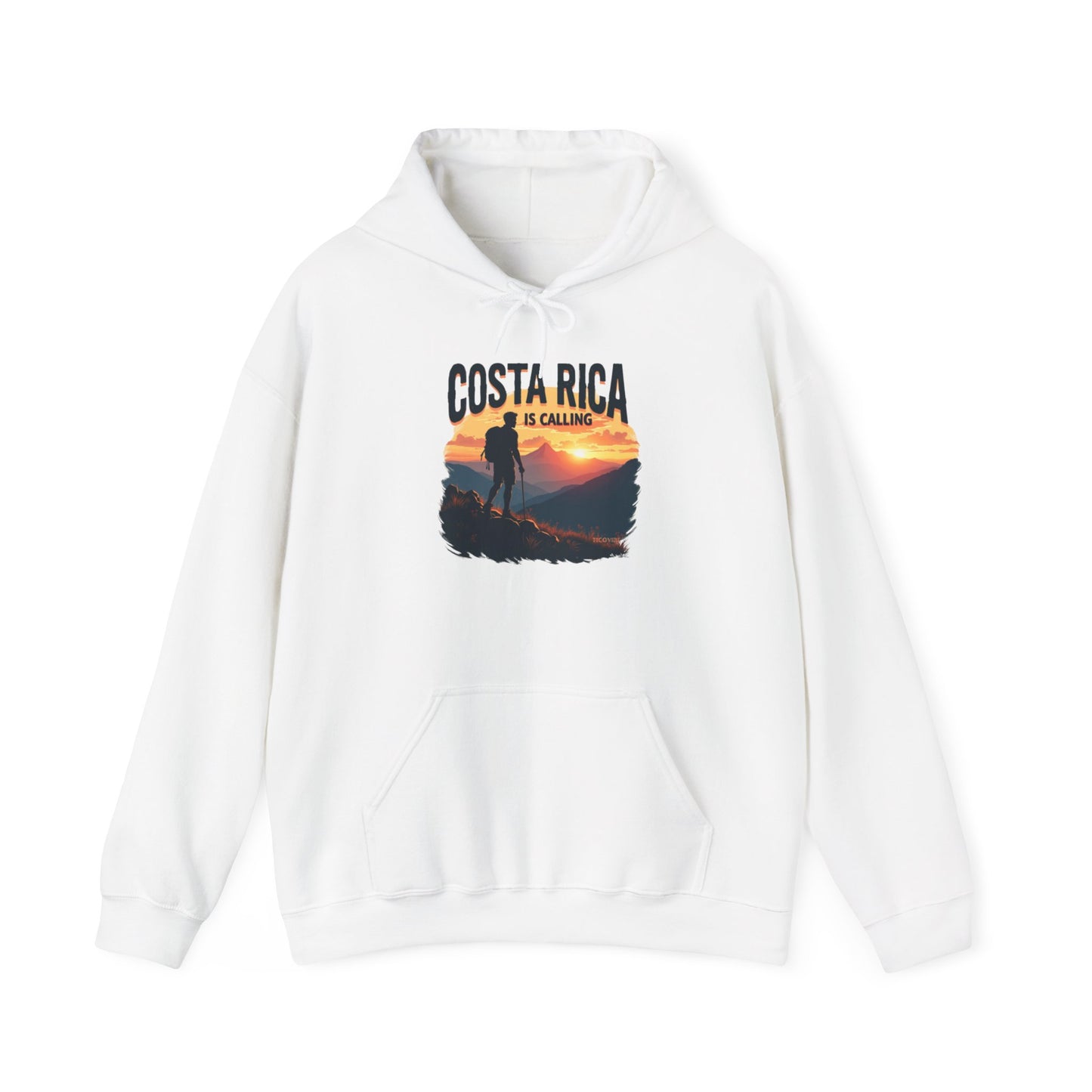 "Costa Rica is calling Hiking" Unisex Heavy Blend™ Hooded Sweatshirt
