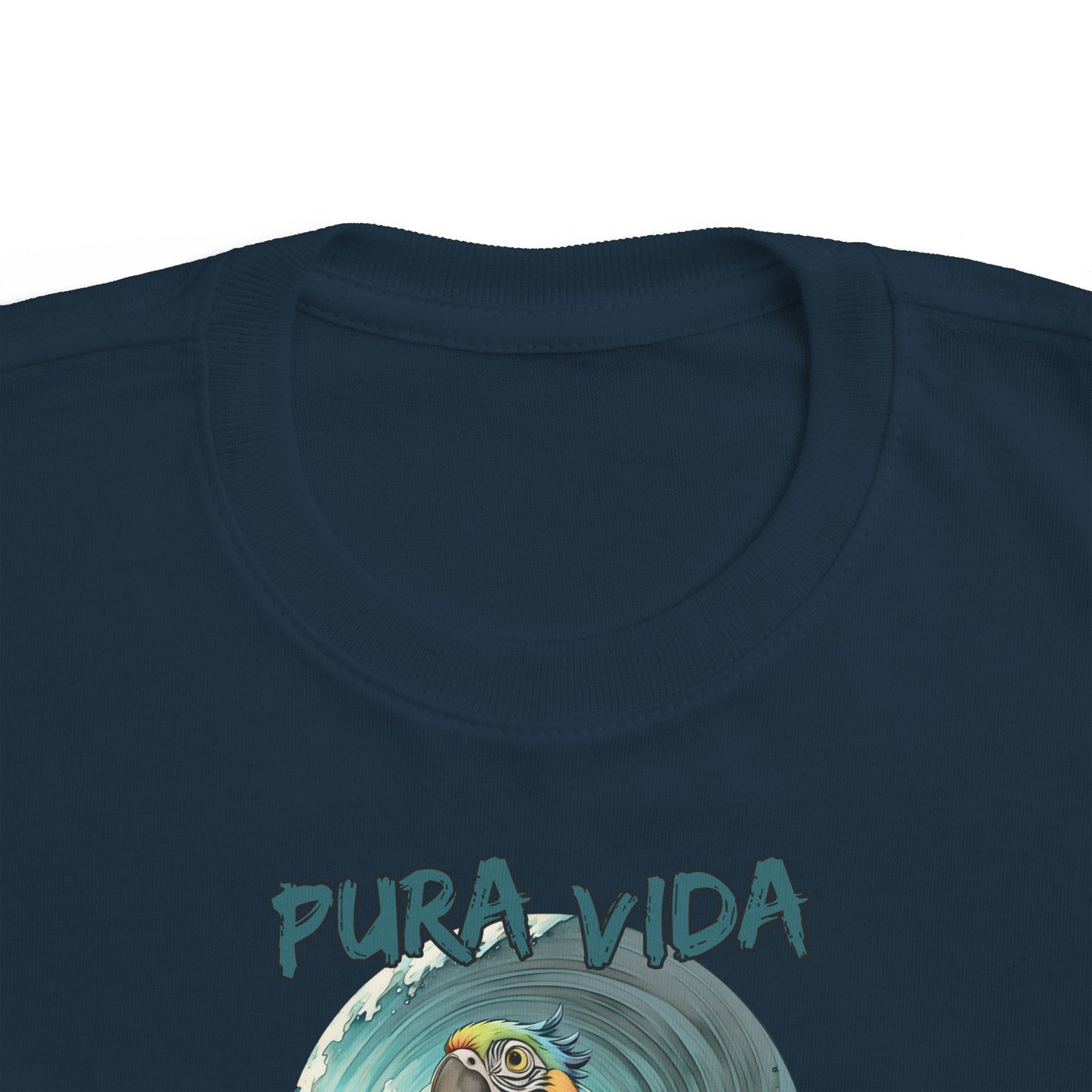 Pura Vida Surfing Macaw Toddler's Fine Jersey Tee
