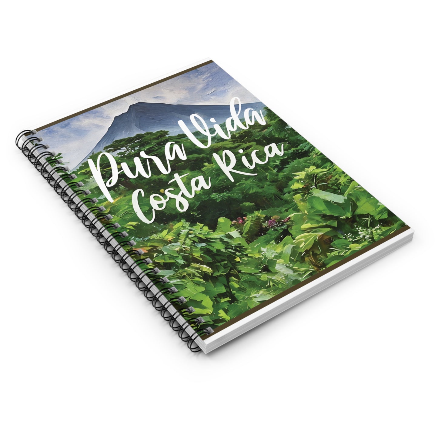Pura Vida Costa Rica Spiral Notebook - Ruled Line