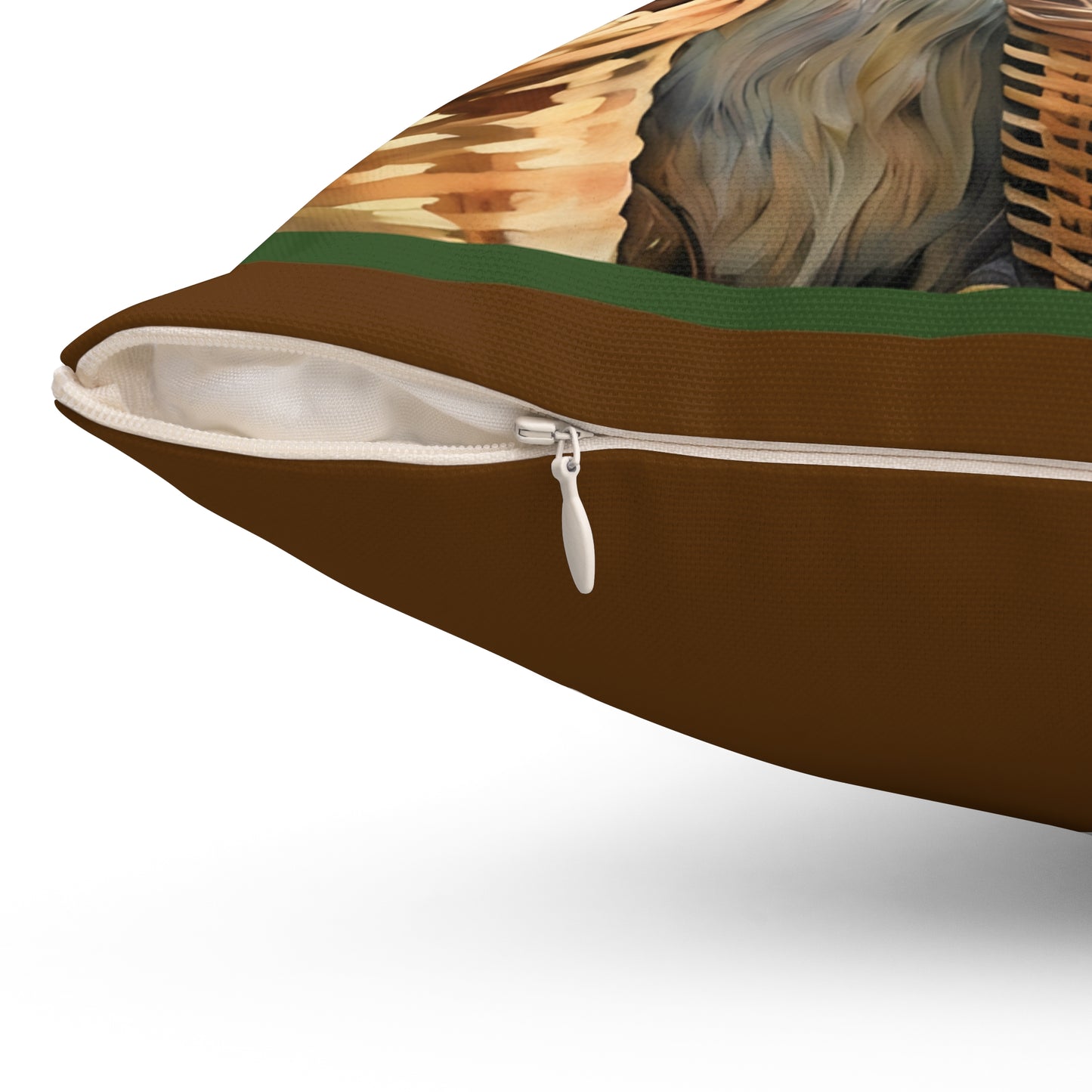 "Sloth & Coconuts" Spun Polyester Square Pillow