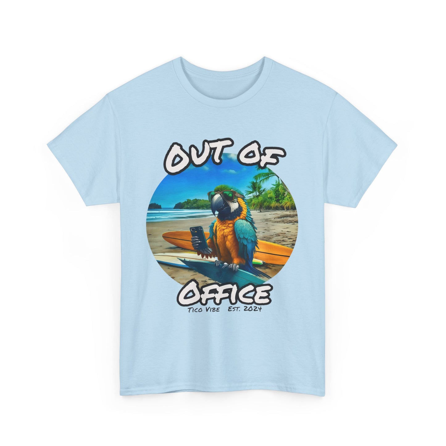 Out of Office Vibes – Unisex Heavy Cotton Tee