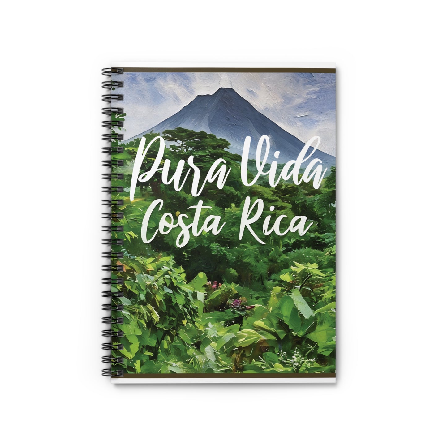 Pura Vida Costa Rica Spiral Notebook - Ruled Line