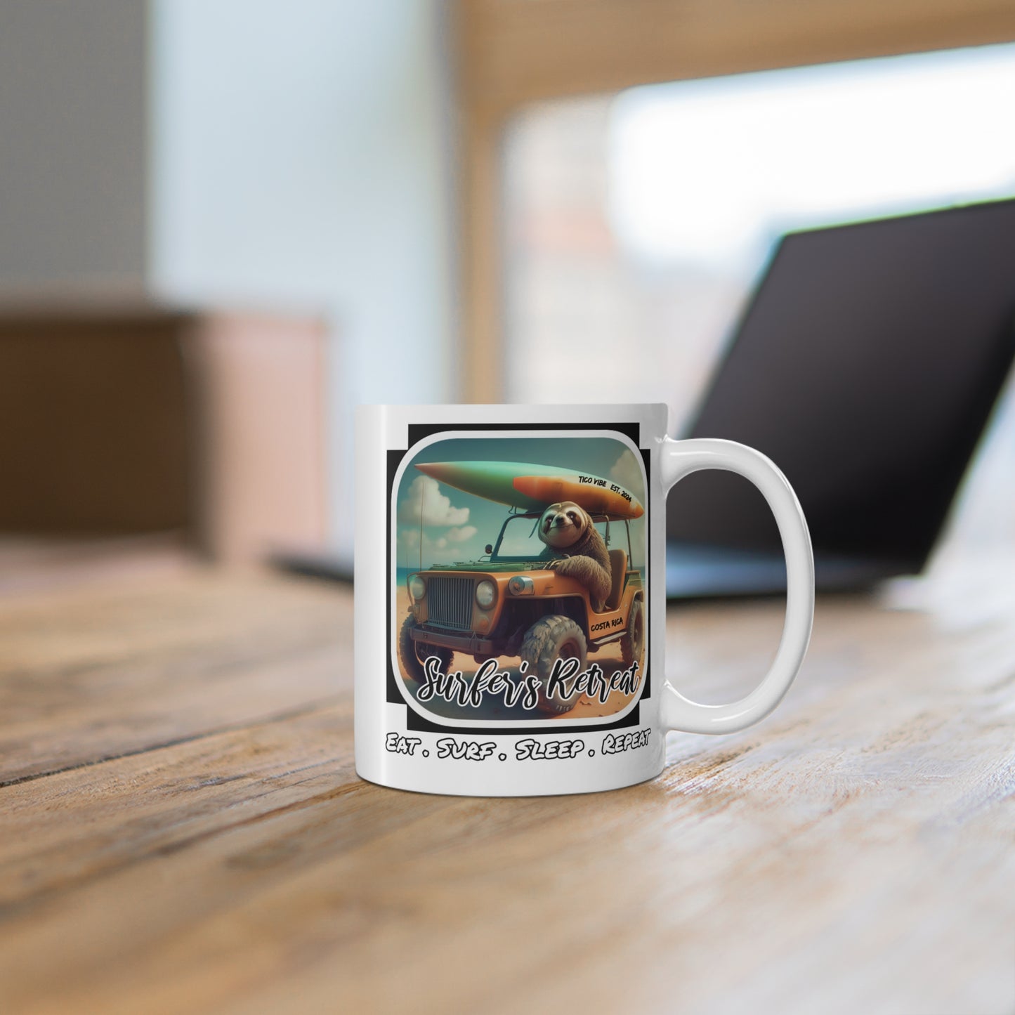 "Surfers Retreat" (R) Mug 11oz
