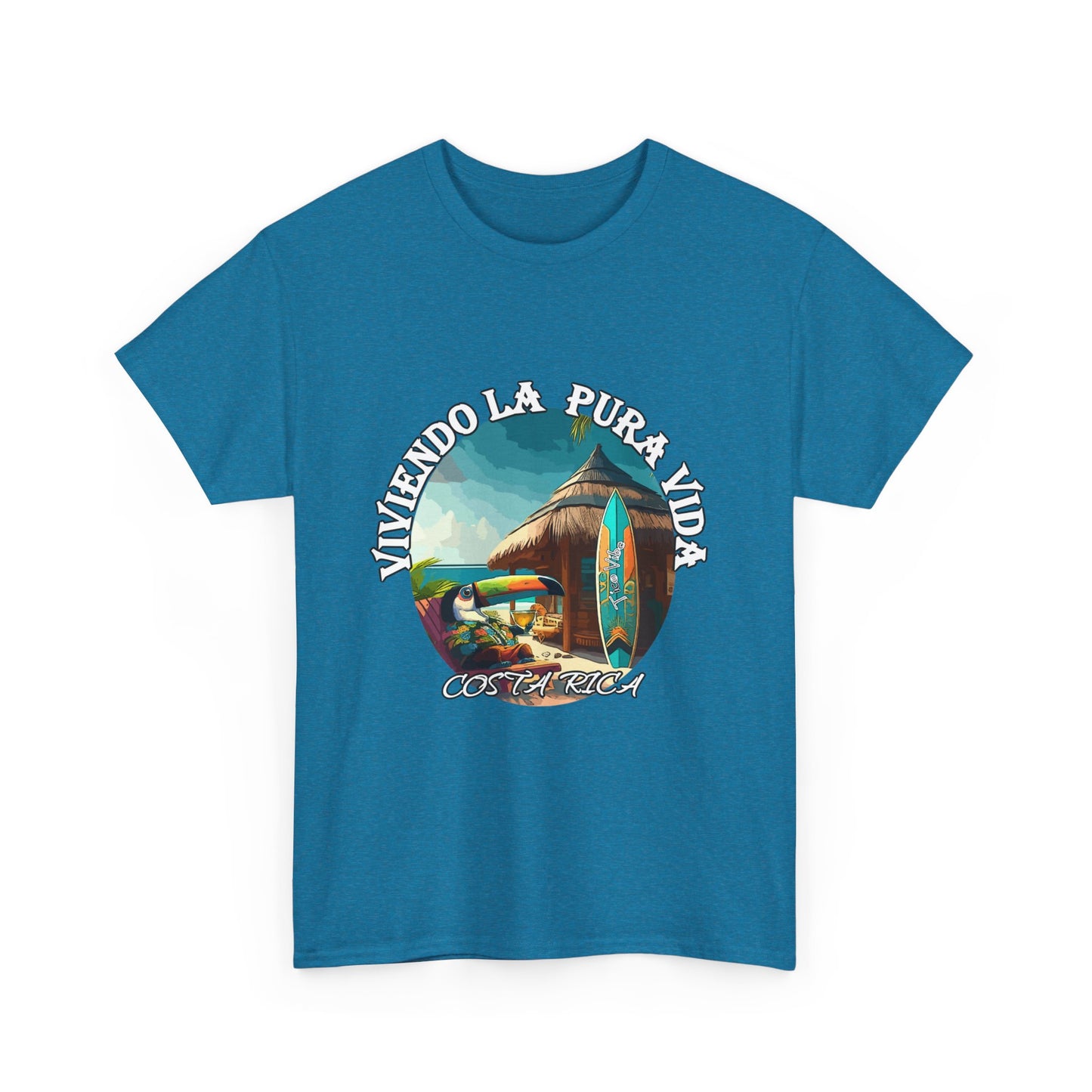 "Viviendo la Pura Vida" Unisex Heavy Cotton Tee