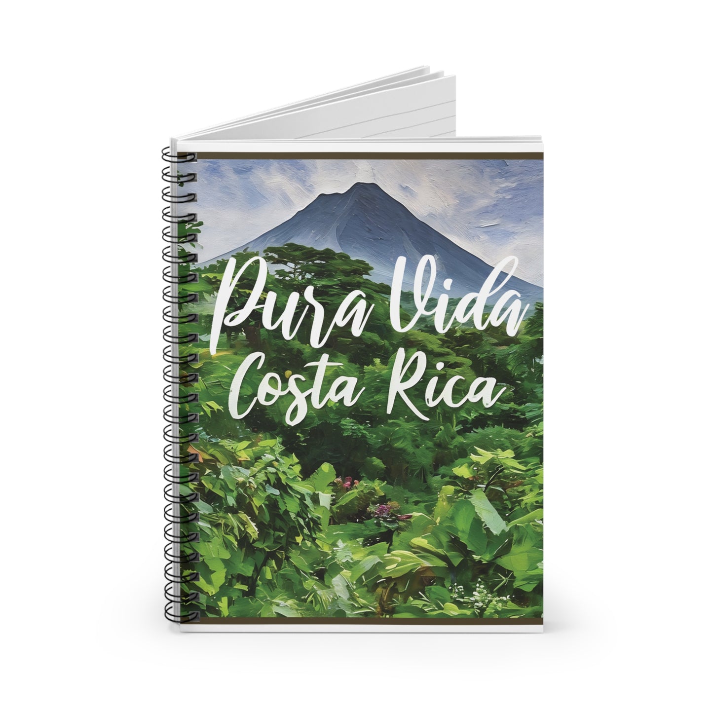 Pura Vida Costa Rica Spiral Notebook - Ruled Line