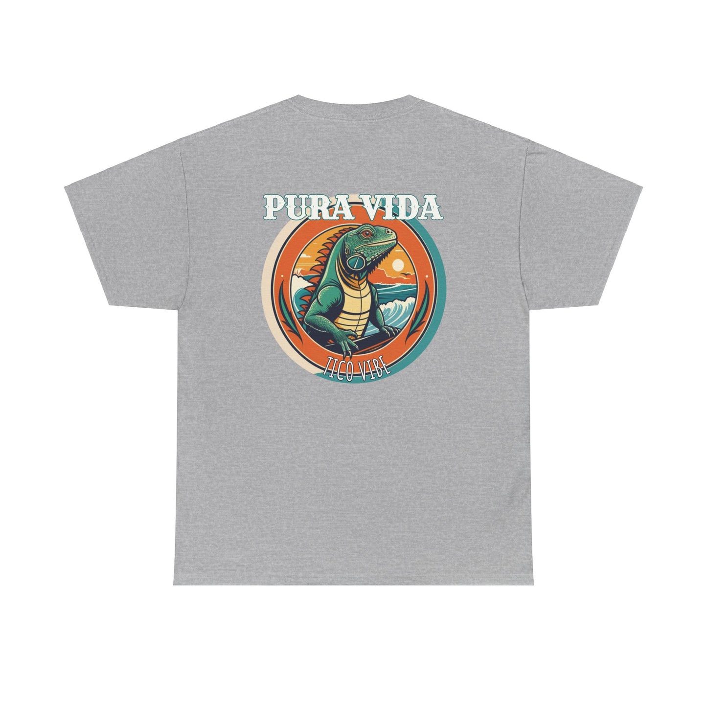 Pura Vida Iguana Unisex Heavy Cotton Tee