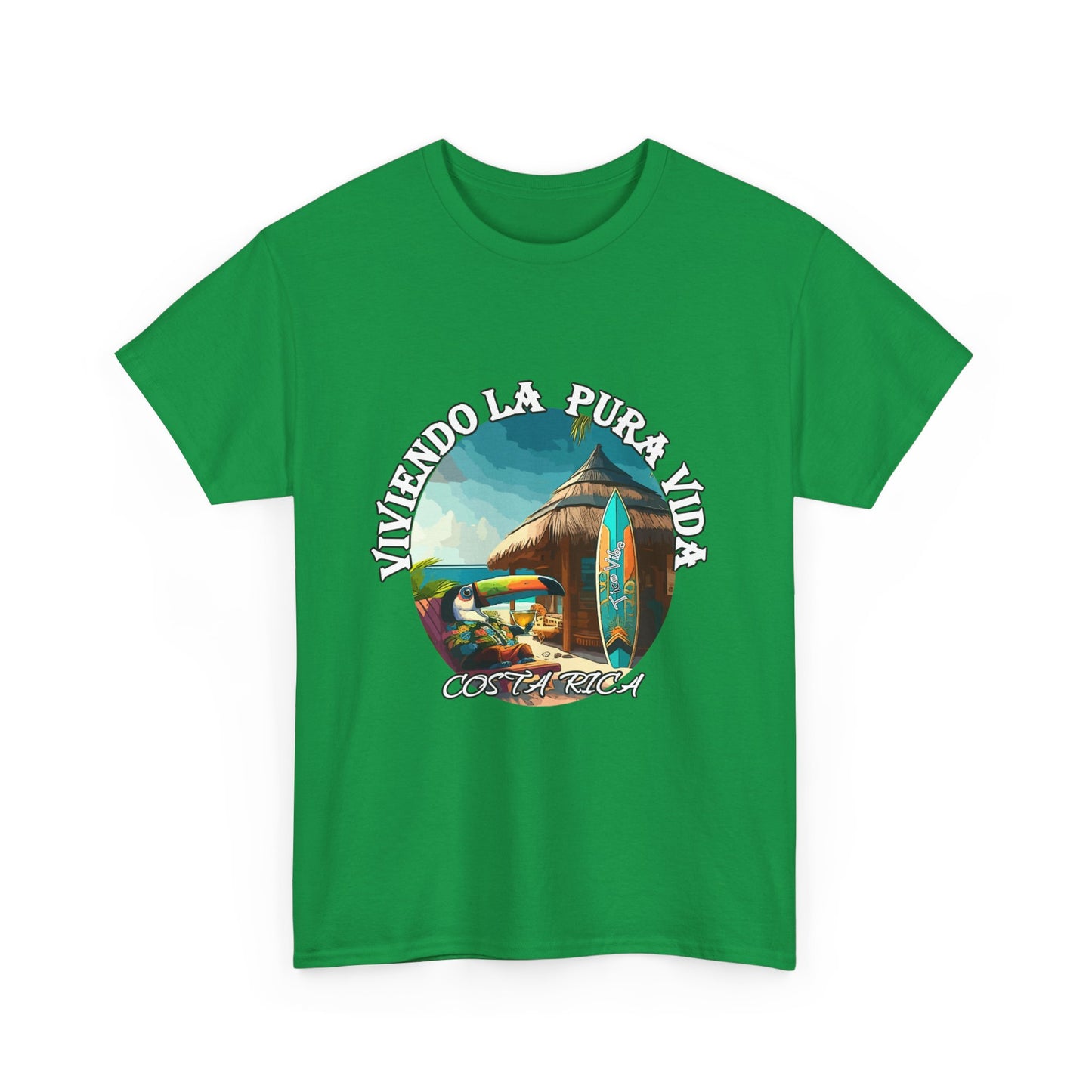 "Viviendo la Pura Vida" Unisex Heavy Cotton Tee