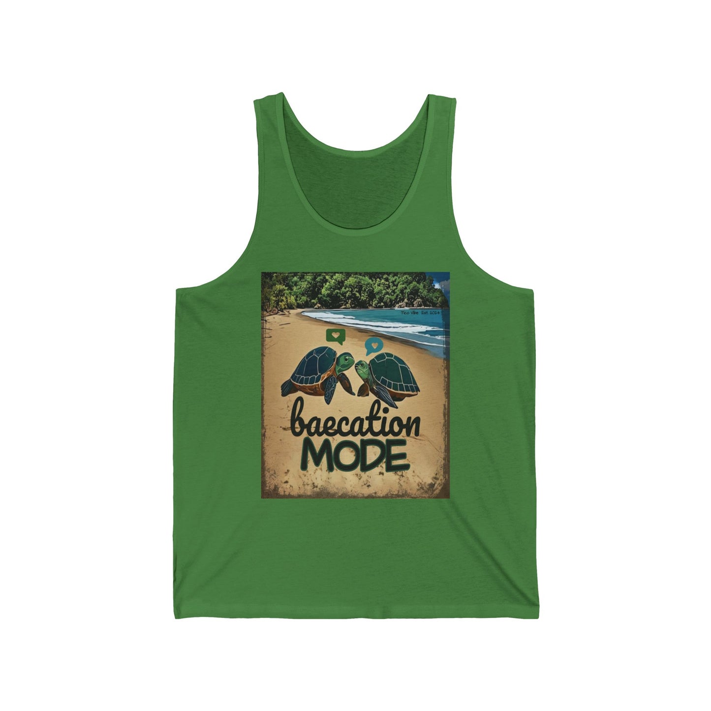 "Baecation Mode" Unisex Jersey Tank