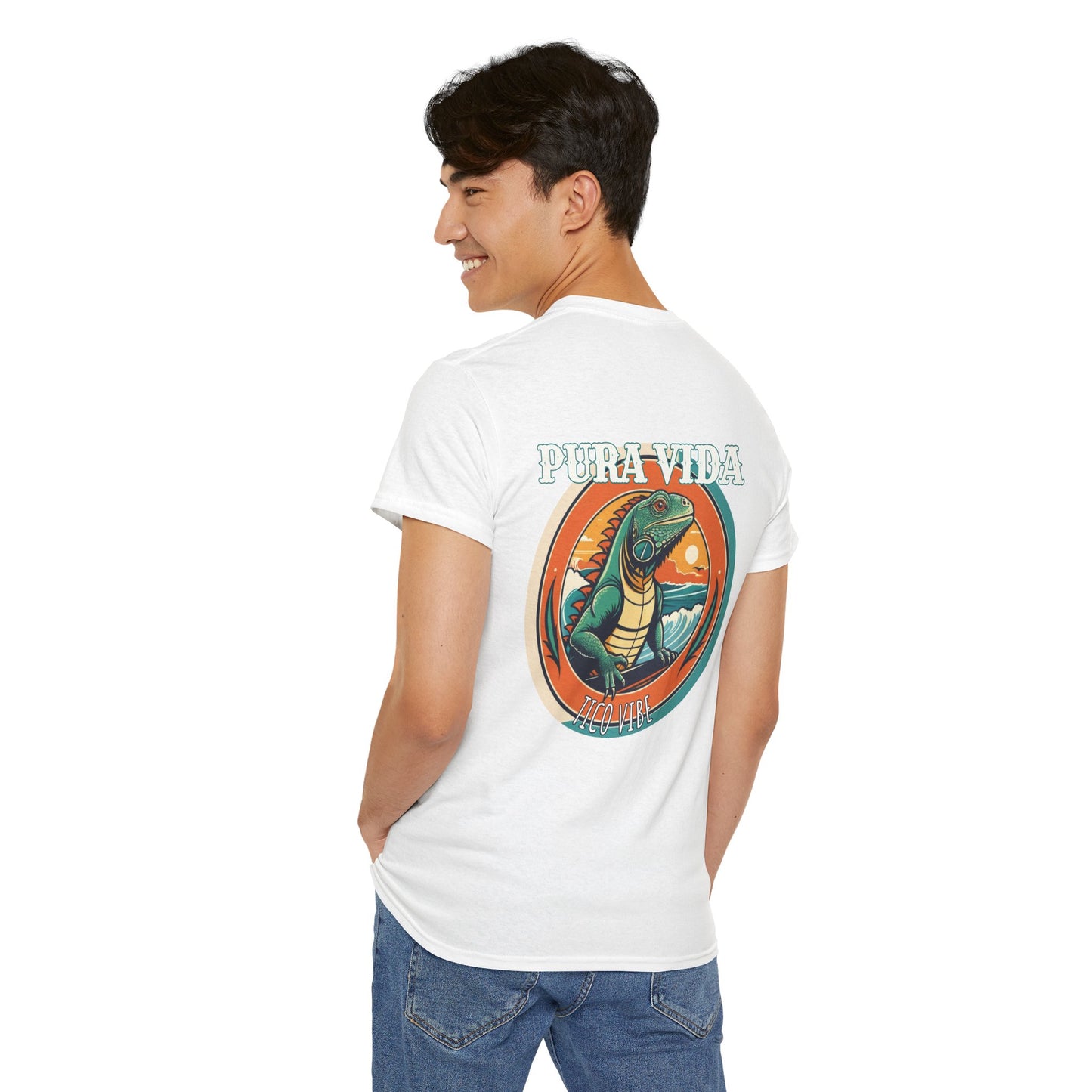 Pura Vida Iguana Unisex Heavy Cotton Tee