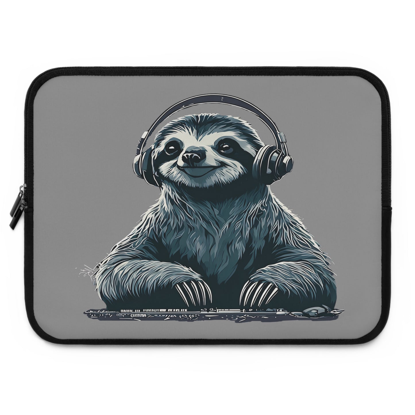 DJ Sloth Vibes Laptop Sleeve – Travel in Style