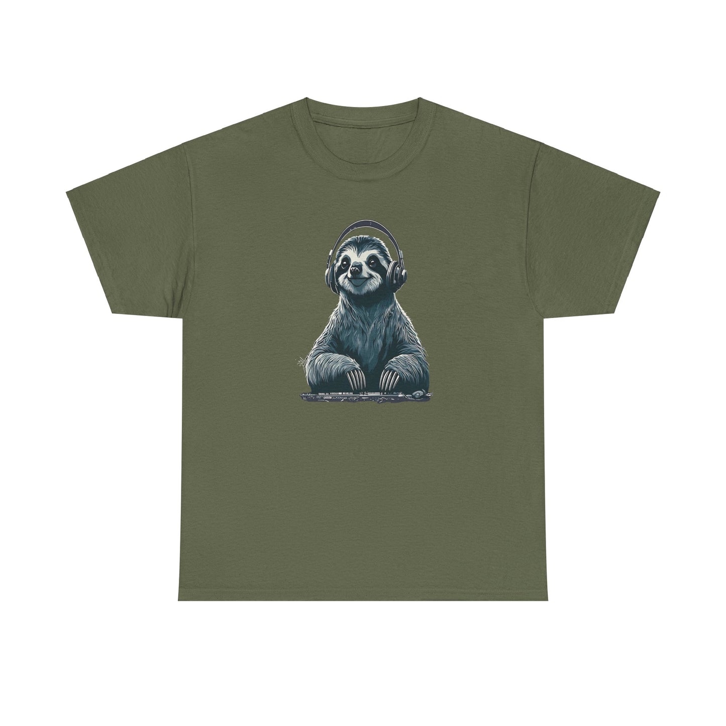 DJ Sloth Vibes – Unisex Heavy Cotton Tee