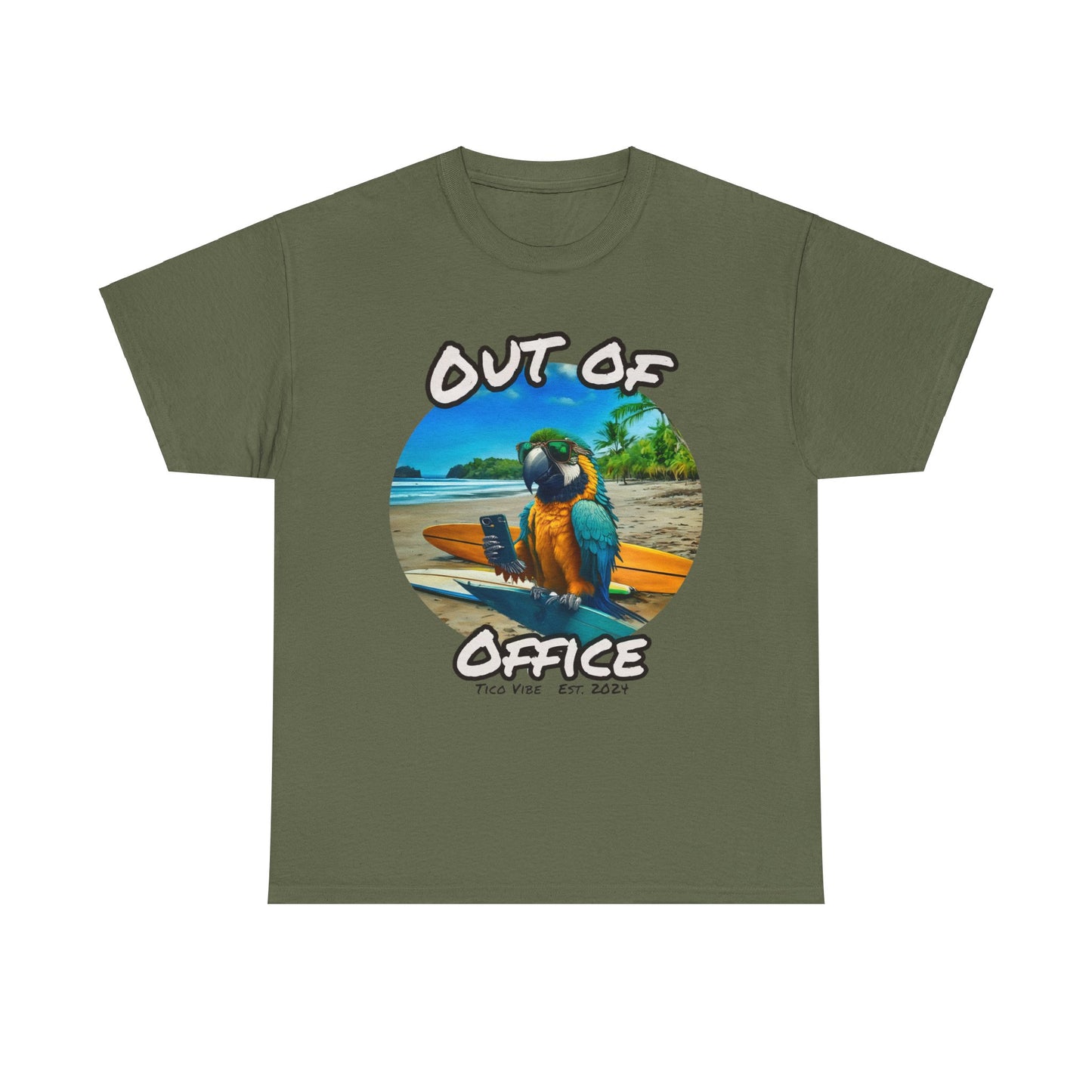 Out of Office Vibes – Unisex Heavy Cotton Tee