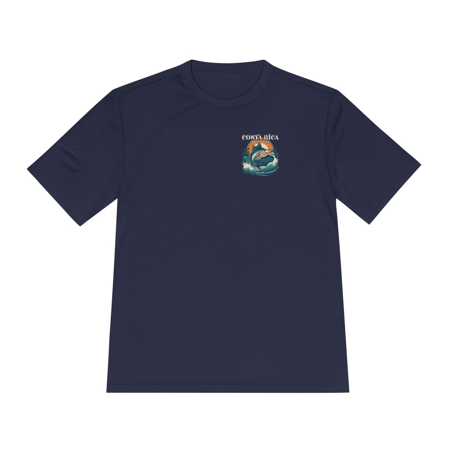 Costa Rica Marlin Fishing Unisex Moisture-Wicking Performance Tee
