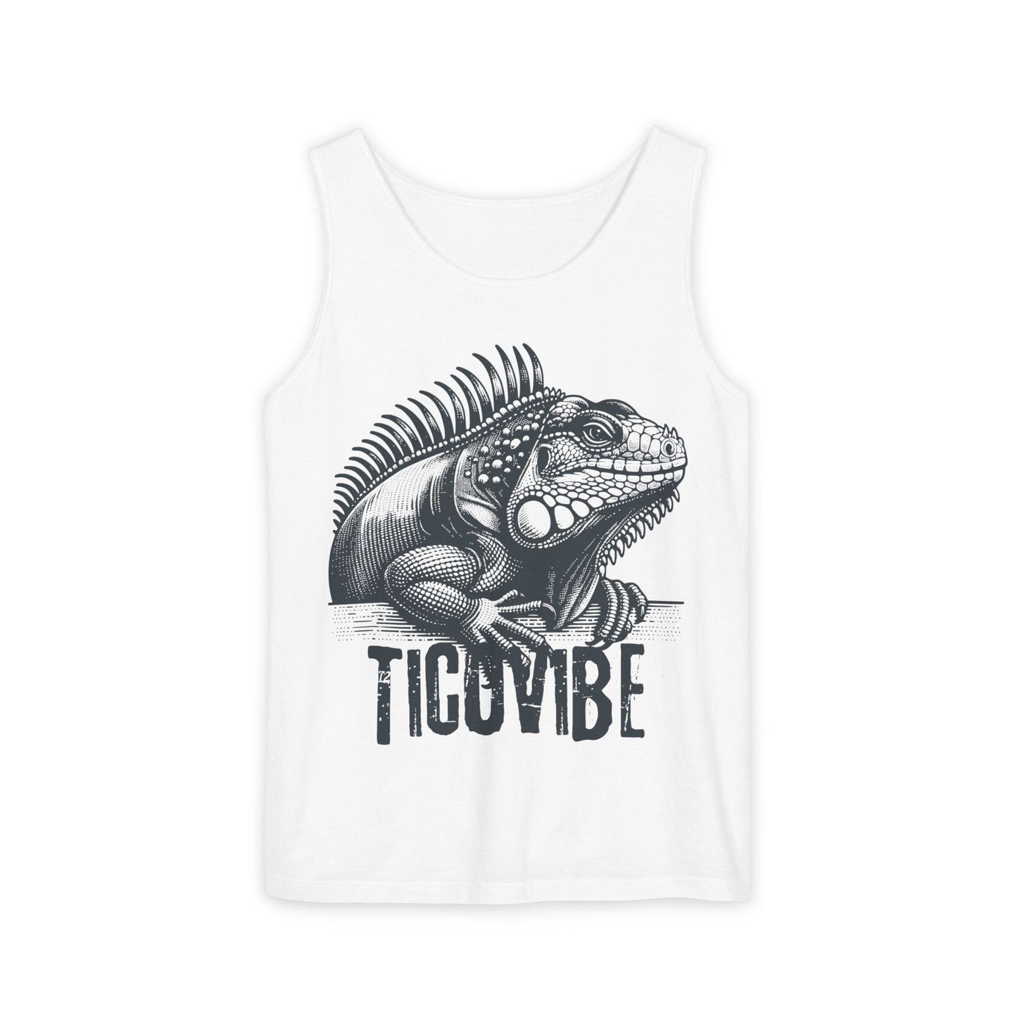 "Tico Vibe Iguana" Unisex Garment-Dyed Tank Top