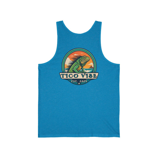 Tico vibe Iguana Unisex Jersey Tank