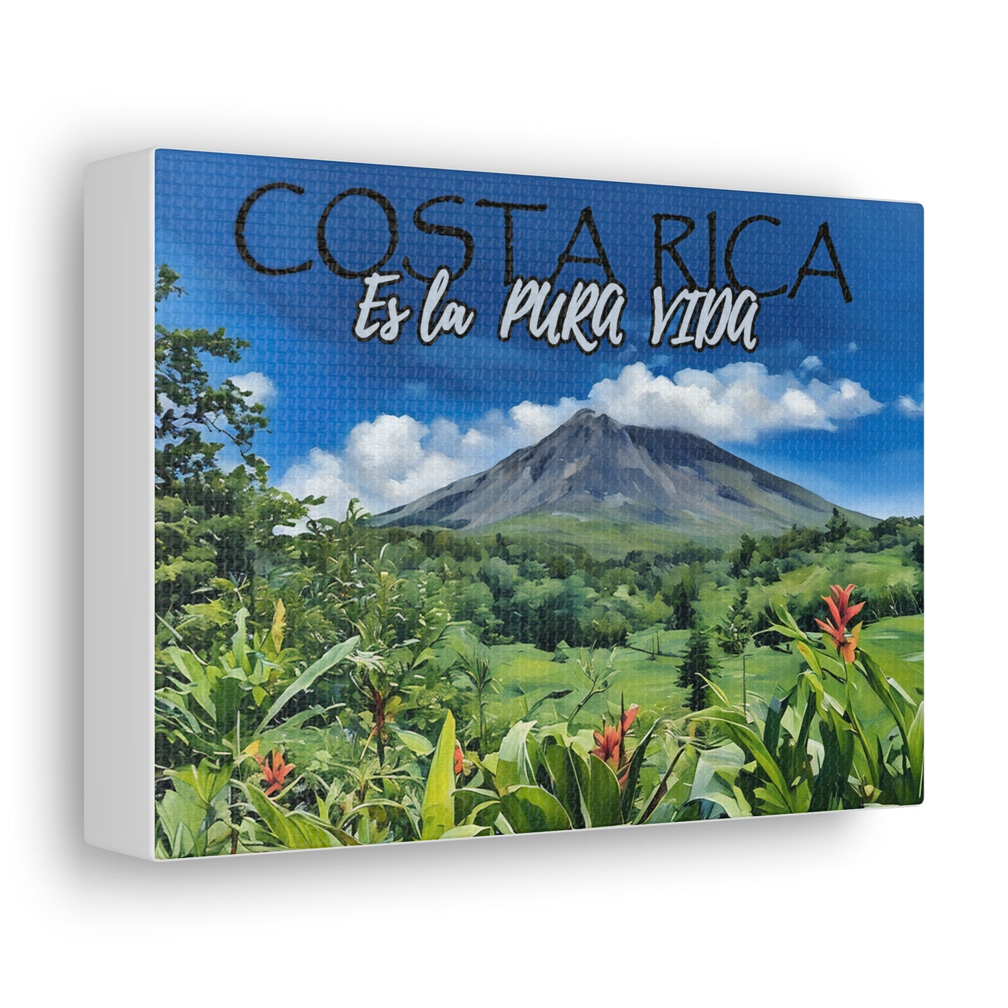 "Costa Rica es la Pura Vida" Canvas Gallery Wraps