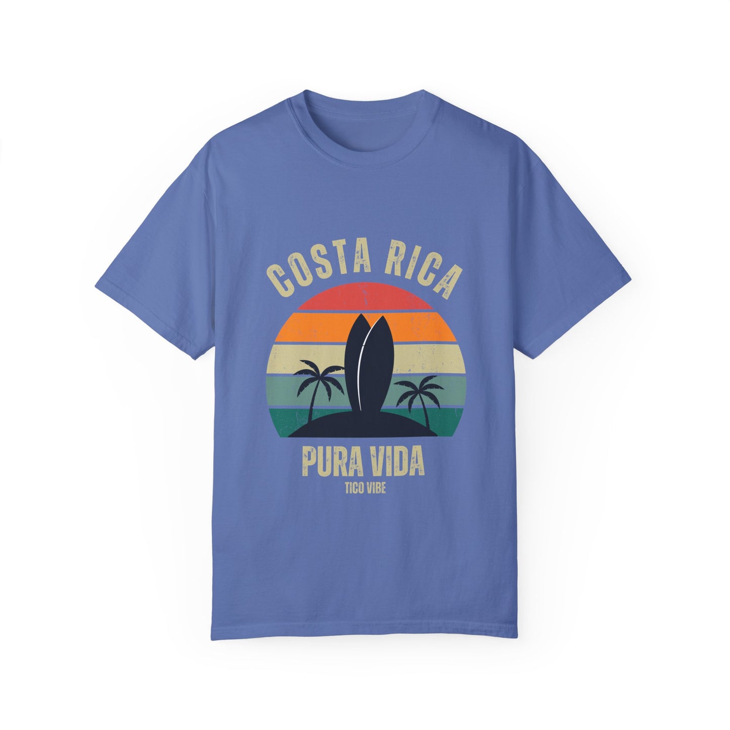 "Costa Rica PV" Unisex Garment-Dyed T-shirt
