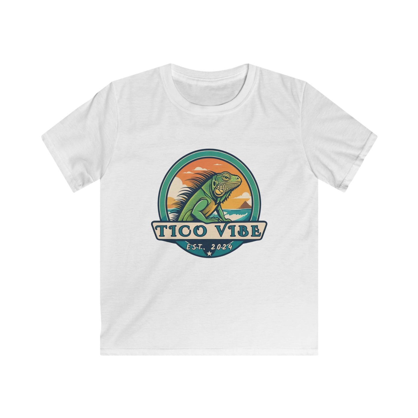 TIco Vibe Iguana Kids Softstyle Tee