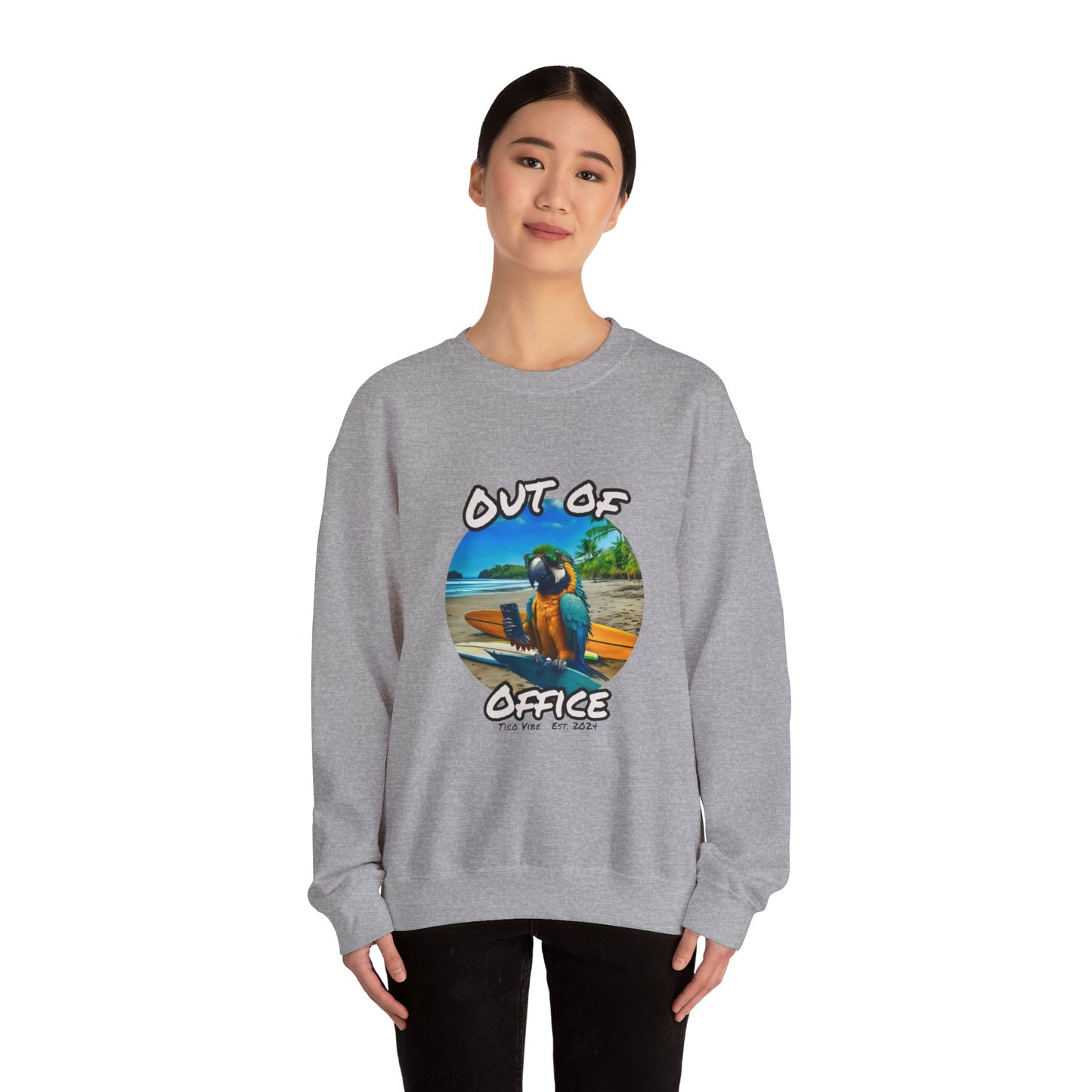 "Out of office" Unisex Heavy Blend™ Crewneck Sweatshirt