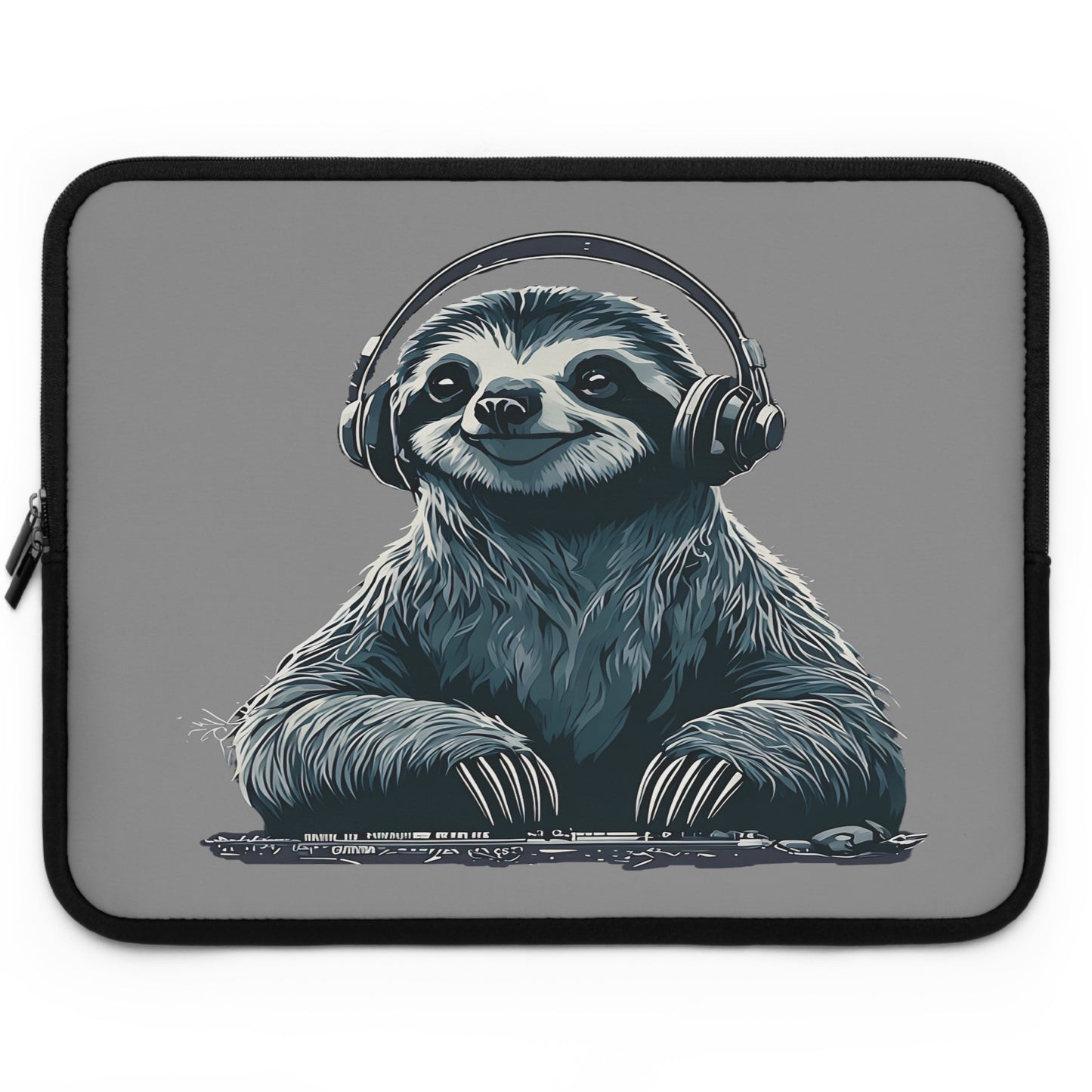 DJ Sloth Vibes Laptop Sleeve – Travel in Style