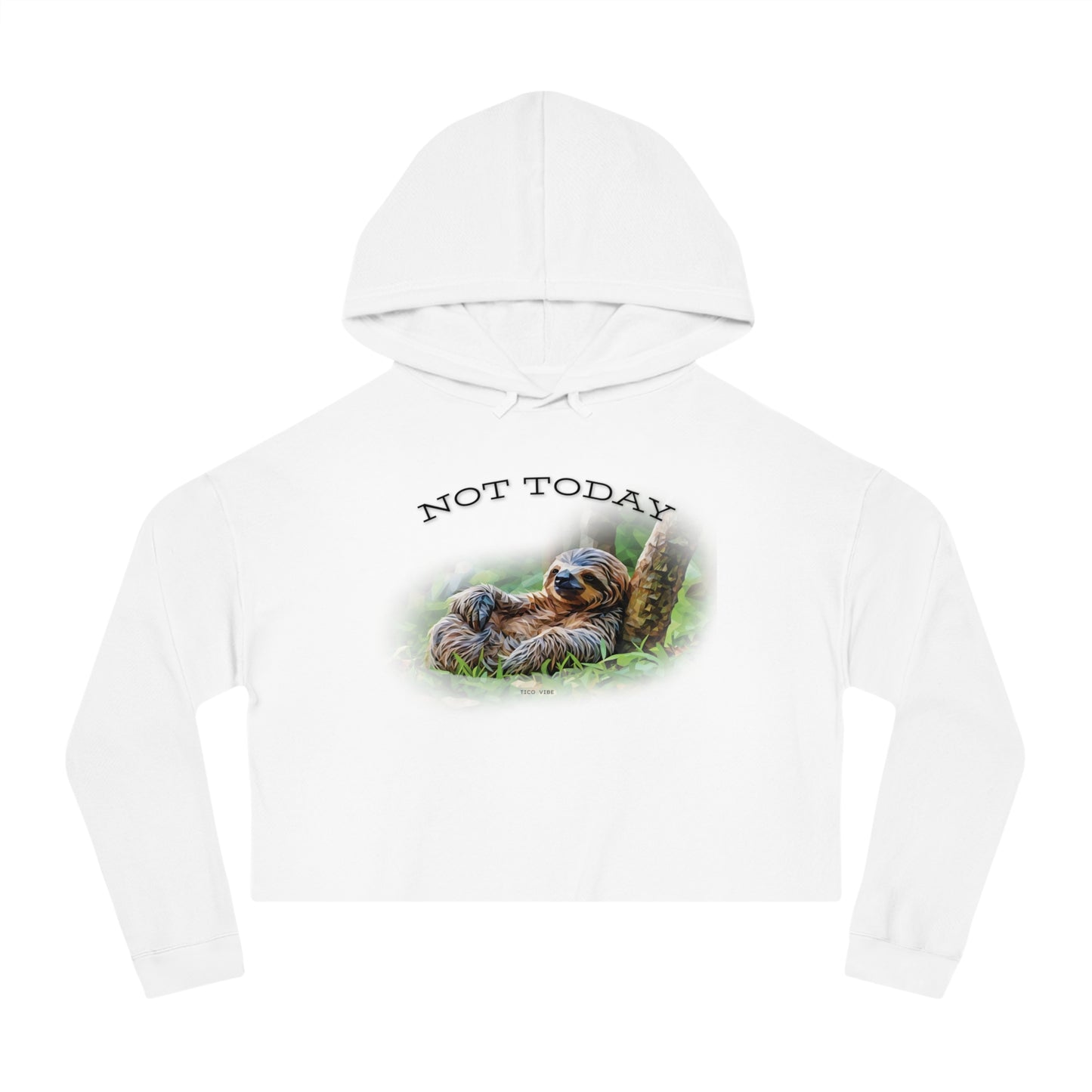 Not Today Women’s Cropped Hooded Sweatshirt