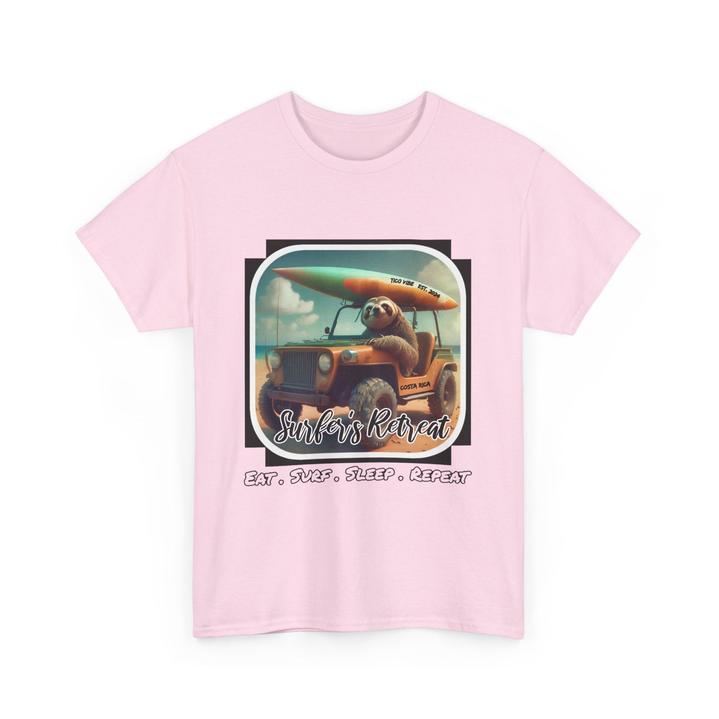 "Surfers Retreat" Unisex Heavy Cotton Tee