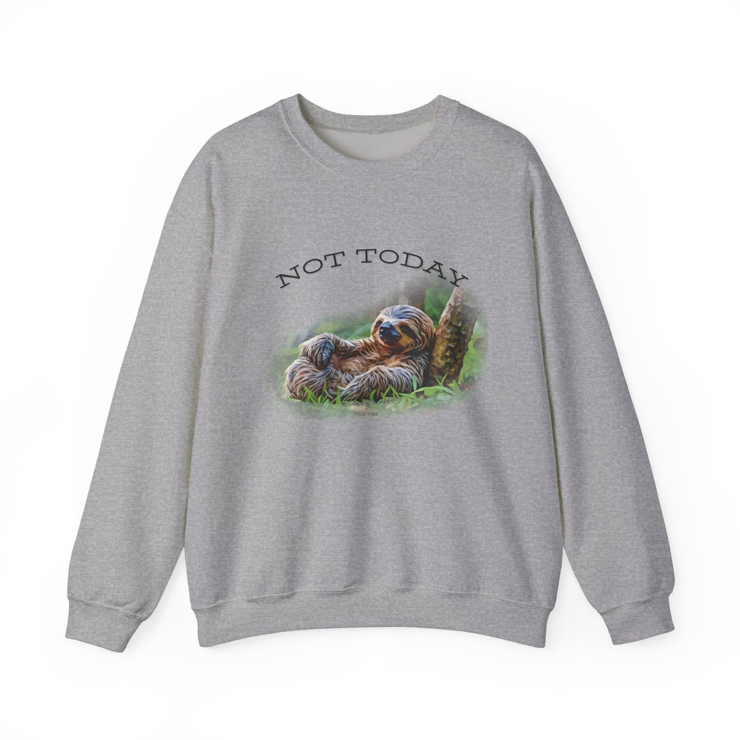 "Not Today" Unisex Cozy Crewneck Sweatshirt