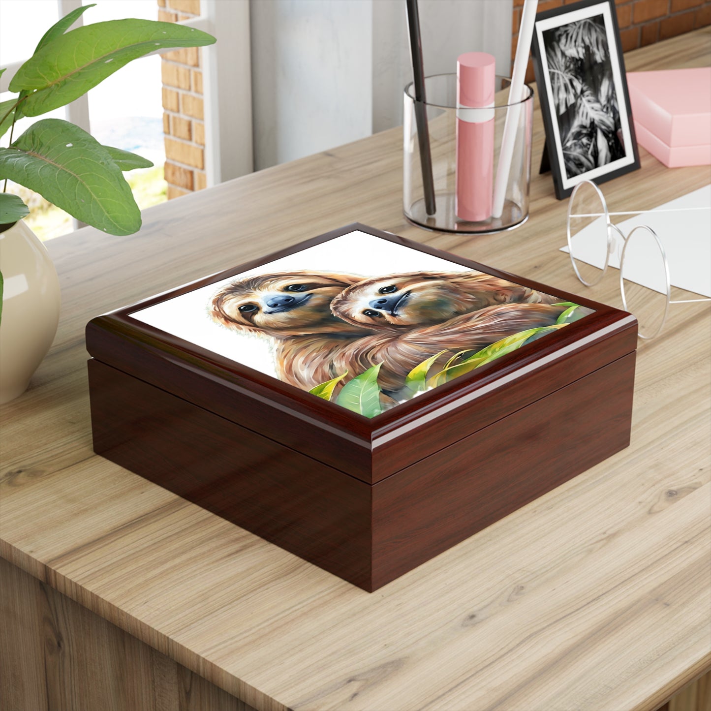 Sloth Love Jewelry Box