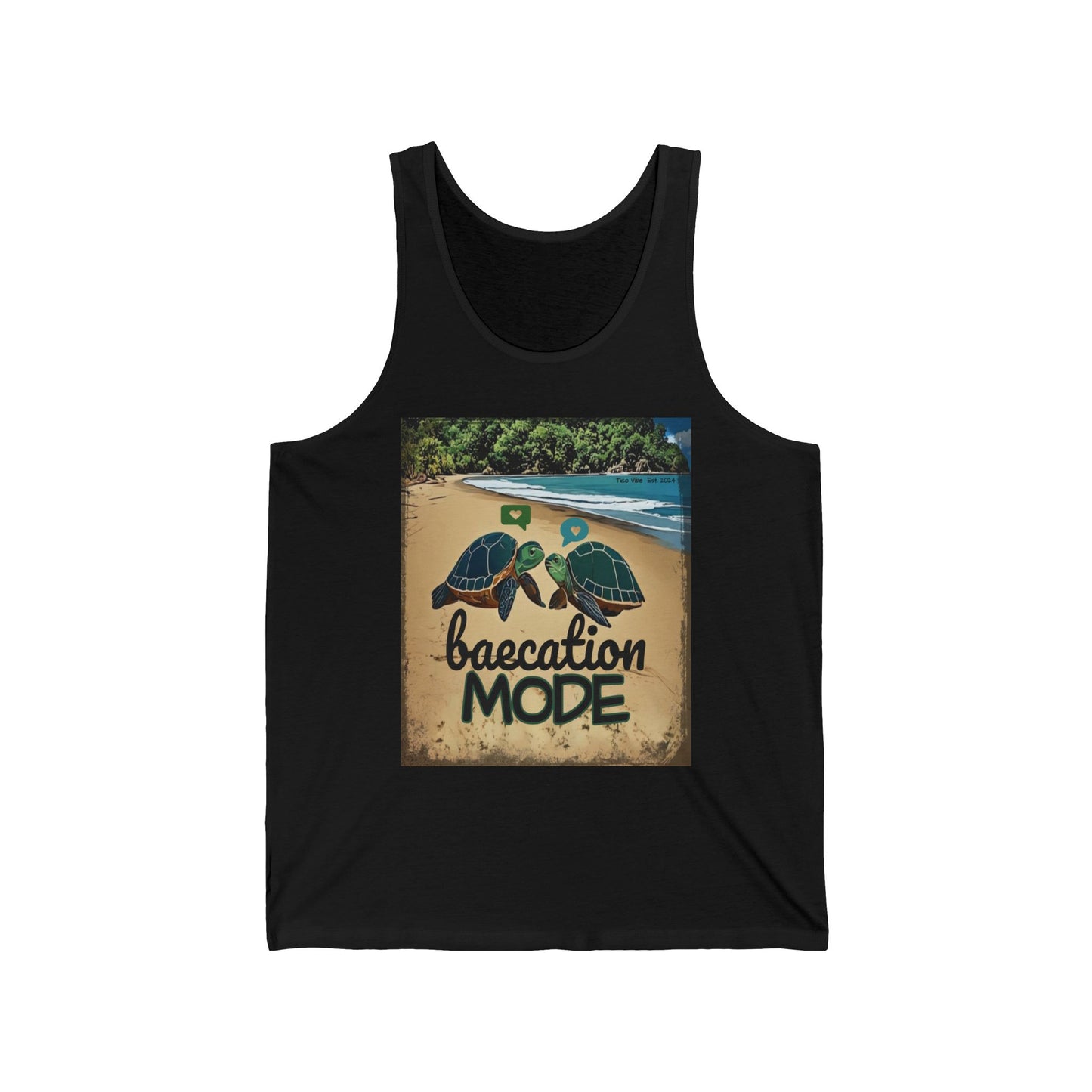 "Baecation Mode" Unisex Jersey Tank