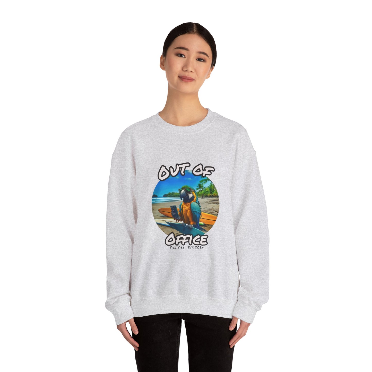 "Out of office" Unisex Heavy Blend™ Crewneck Sweatshirt