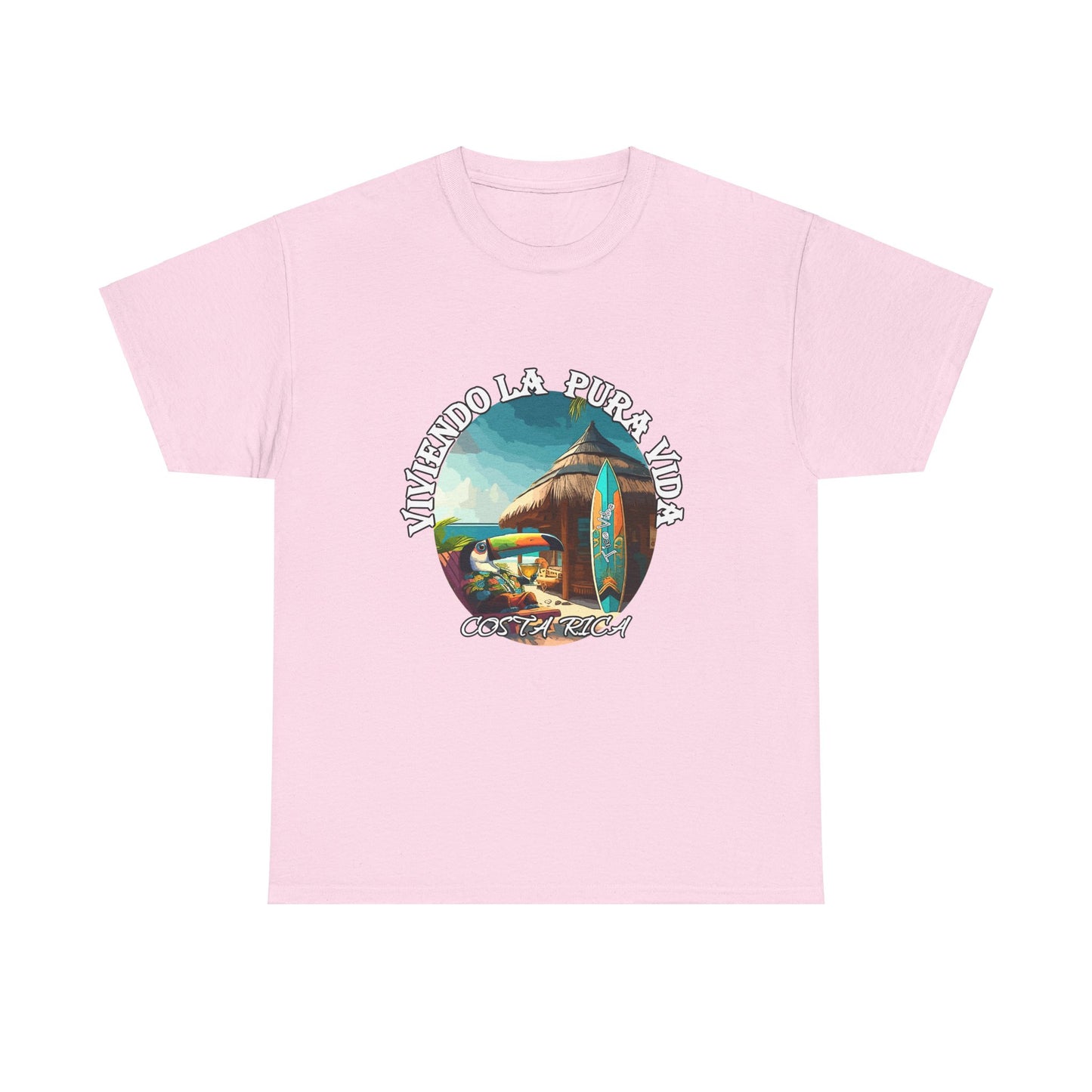 "Viviendo la Pura Vida" Unisex Heavy Cotton Tee