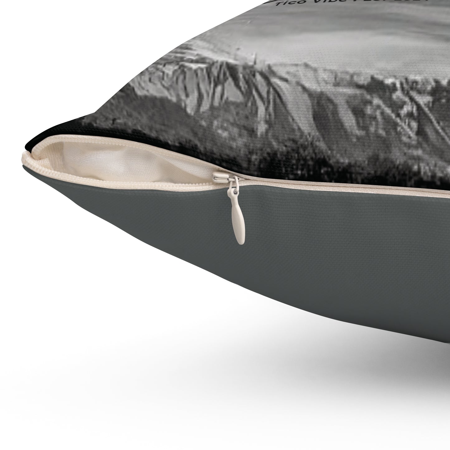 Poas Volcano Spun Polyester Square Pillow – A Bold Accent for Your Space