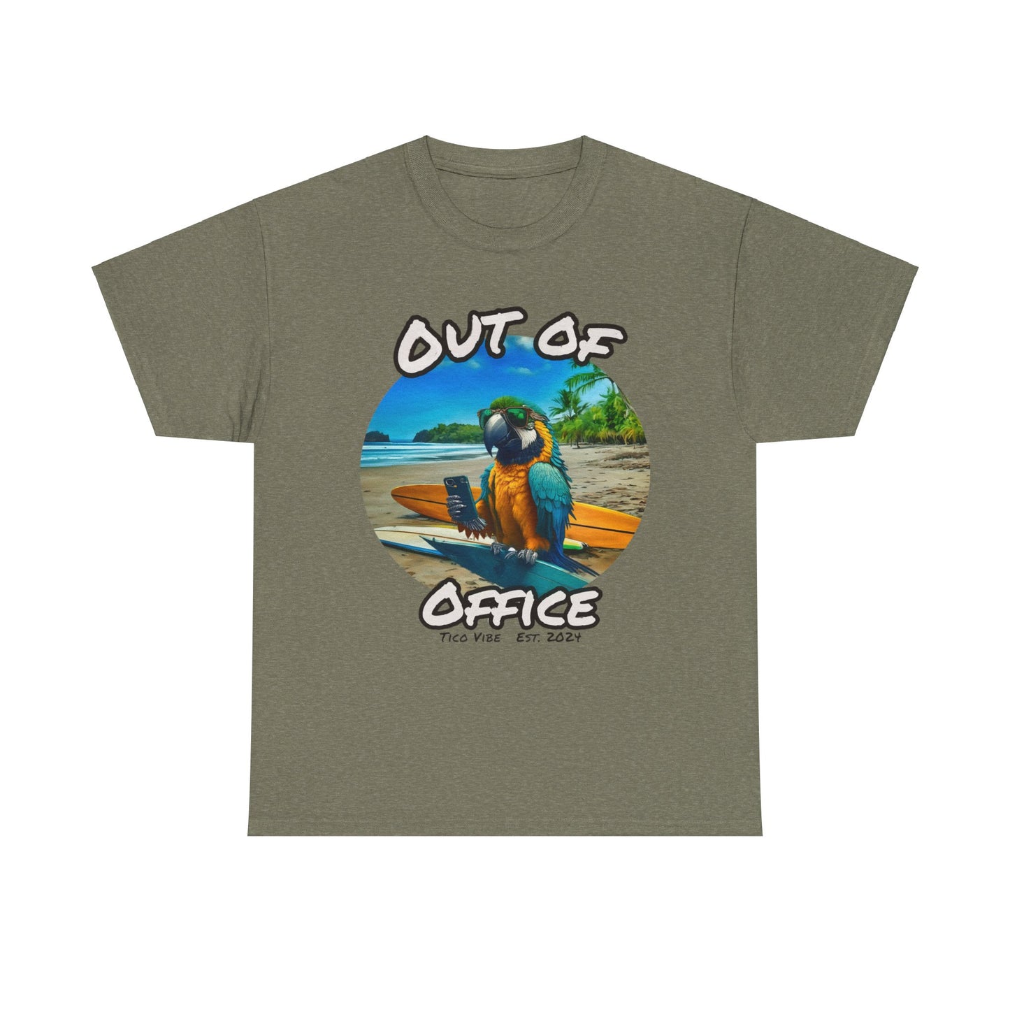 Out of Office Vibes – Unisex Heavy Cotton Tee