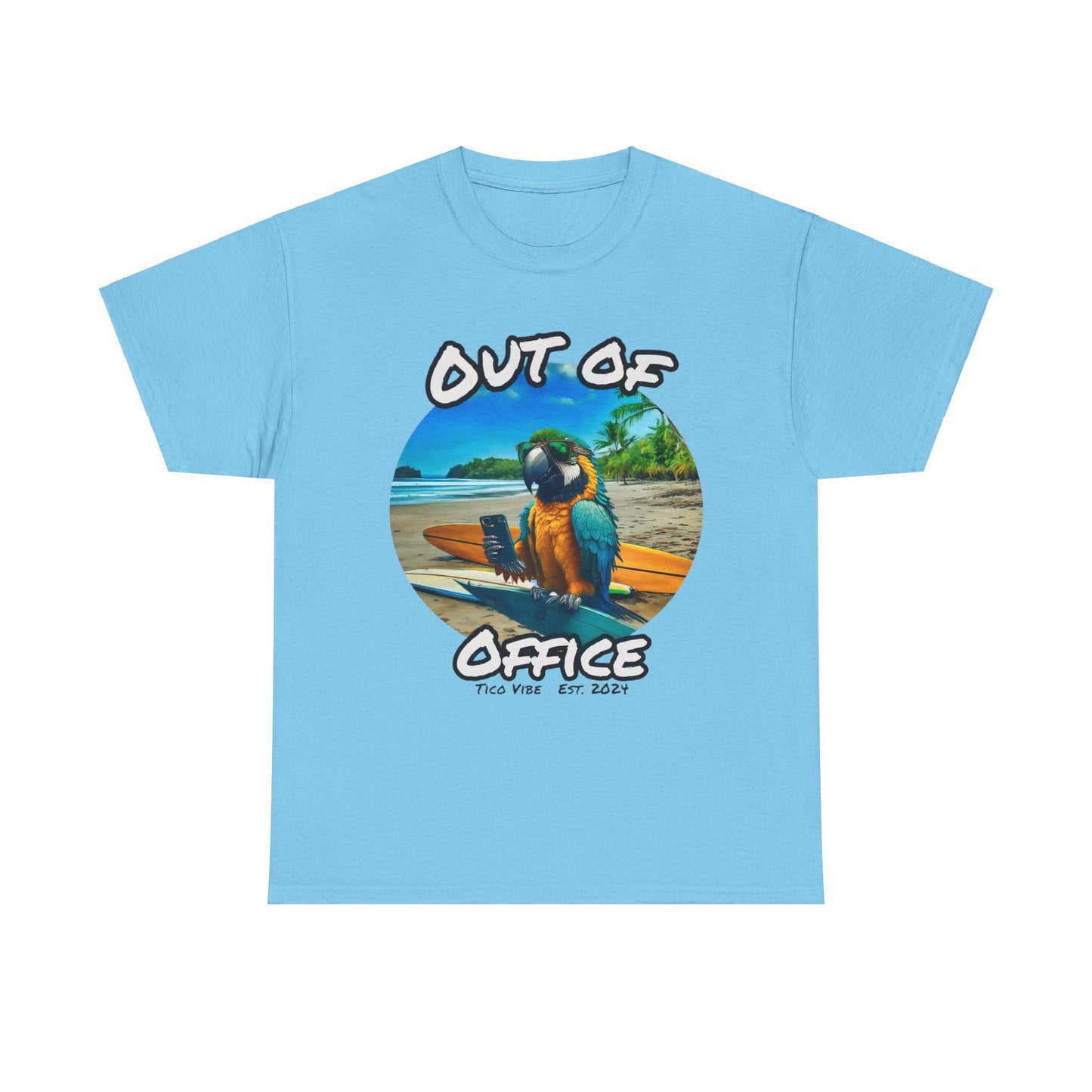 Out of Office Vibes – Unisex Heavy Cotton Tee