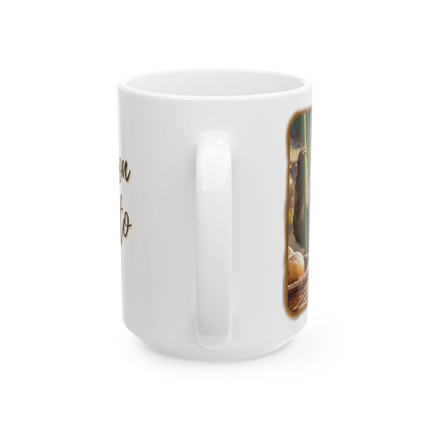 "Cafe con pansito" Ceramic Mug, (11oz, 15oz)