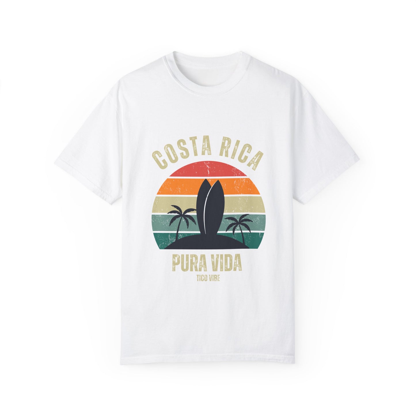 "Costa Rica PV" Unisex Garment-Dyed T-shirt