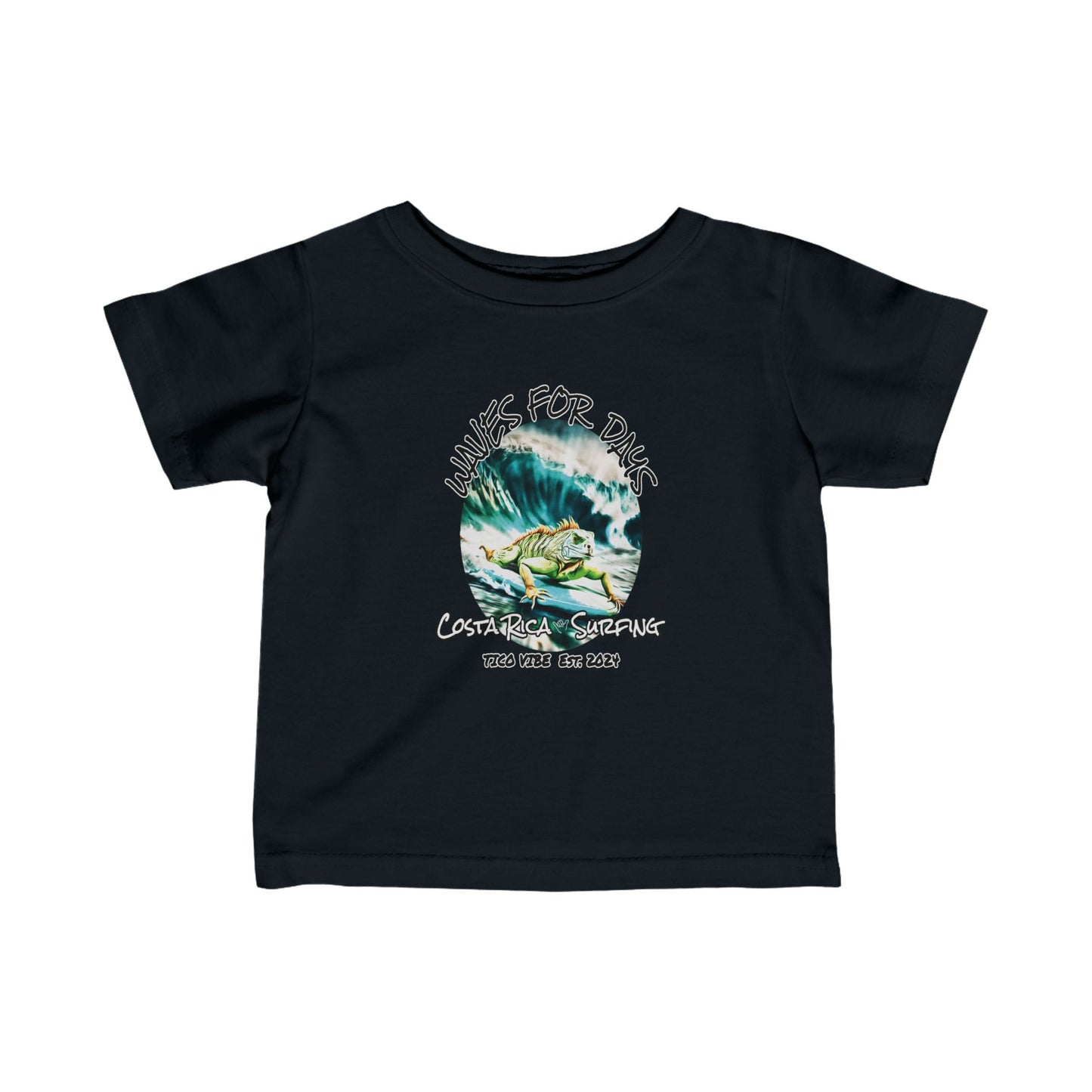 "Waves for days" Infant Fine Jersey Tee