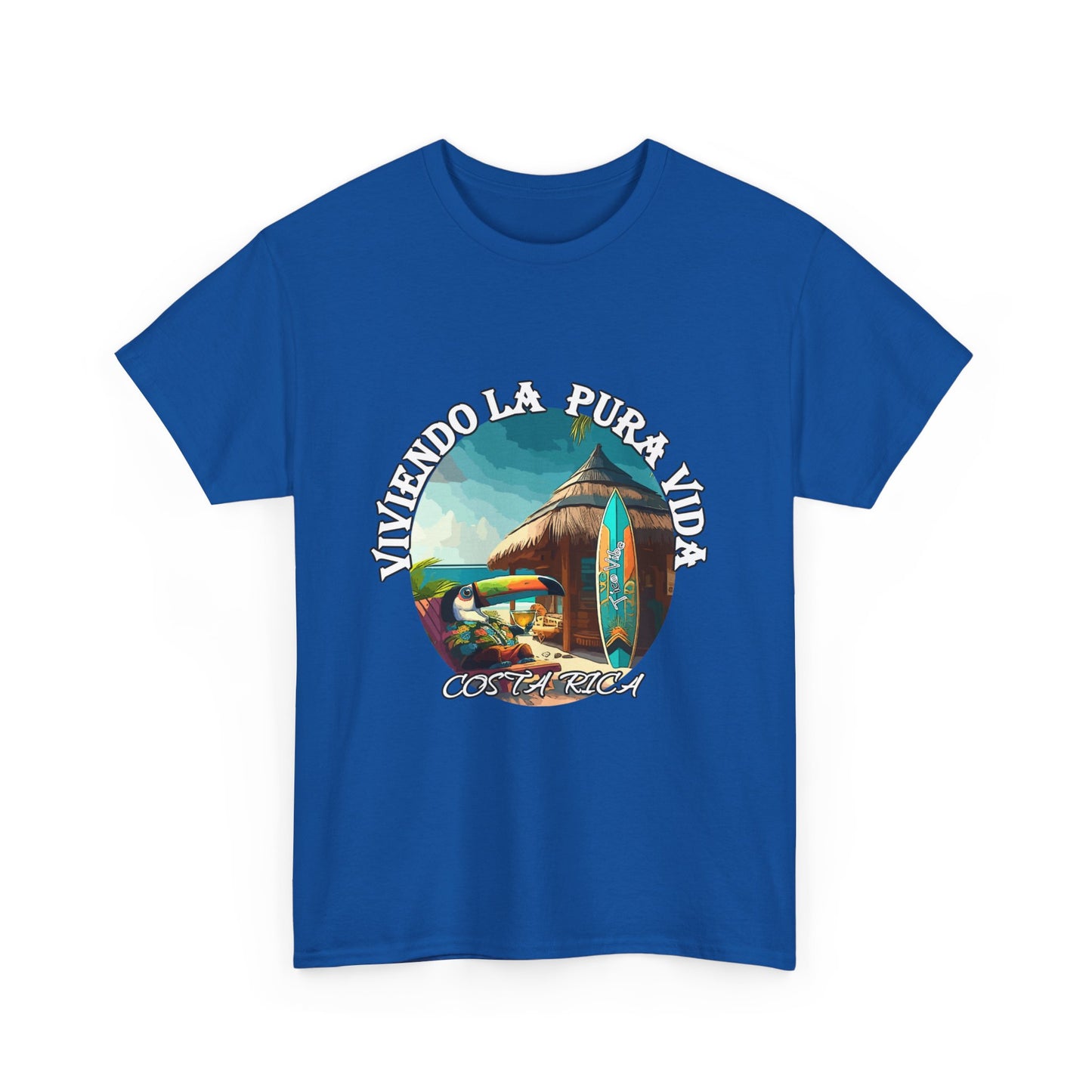 "Viviendo la Pura Vida" Unisex Heavy Cotton Tee