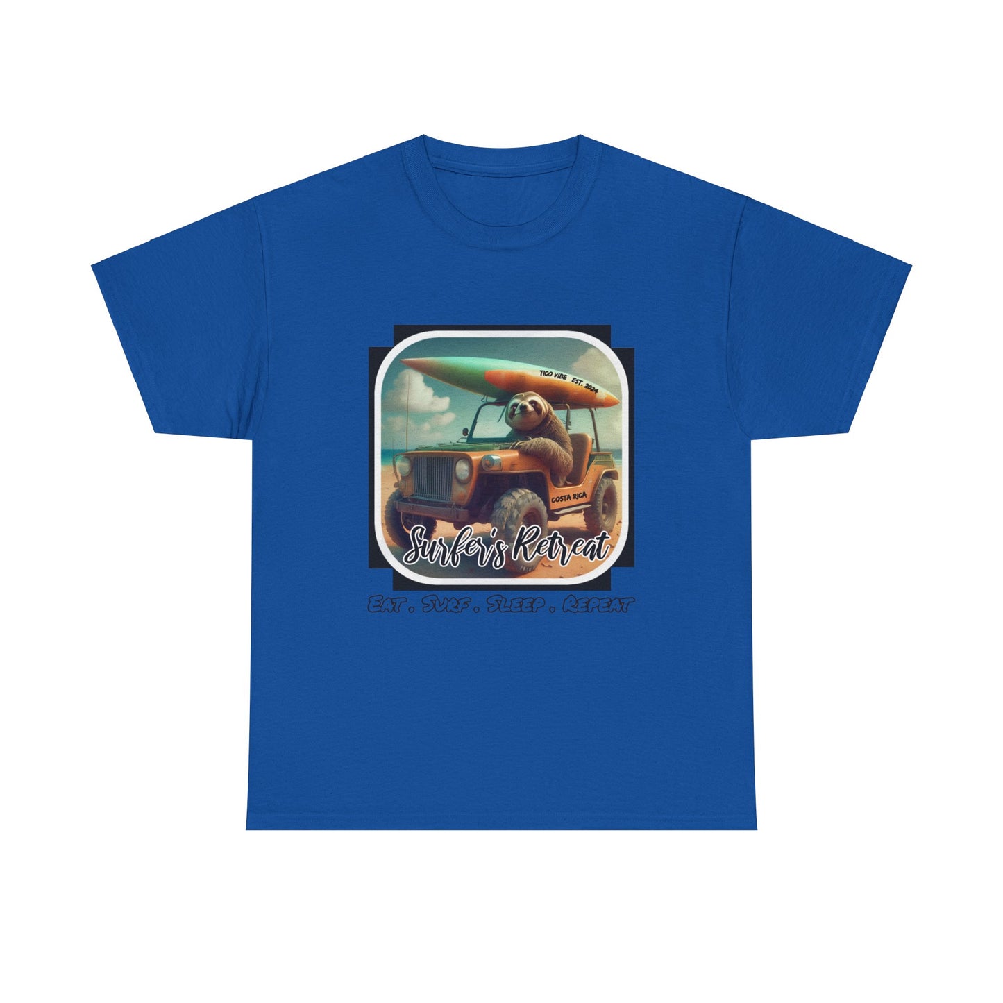 "Surfers Retreat" Unisex Heavy Cotton Tee