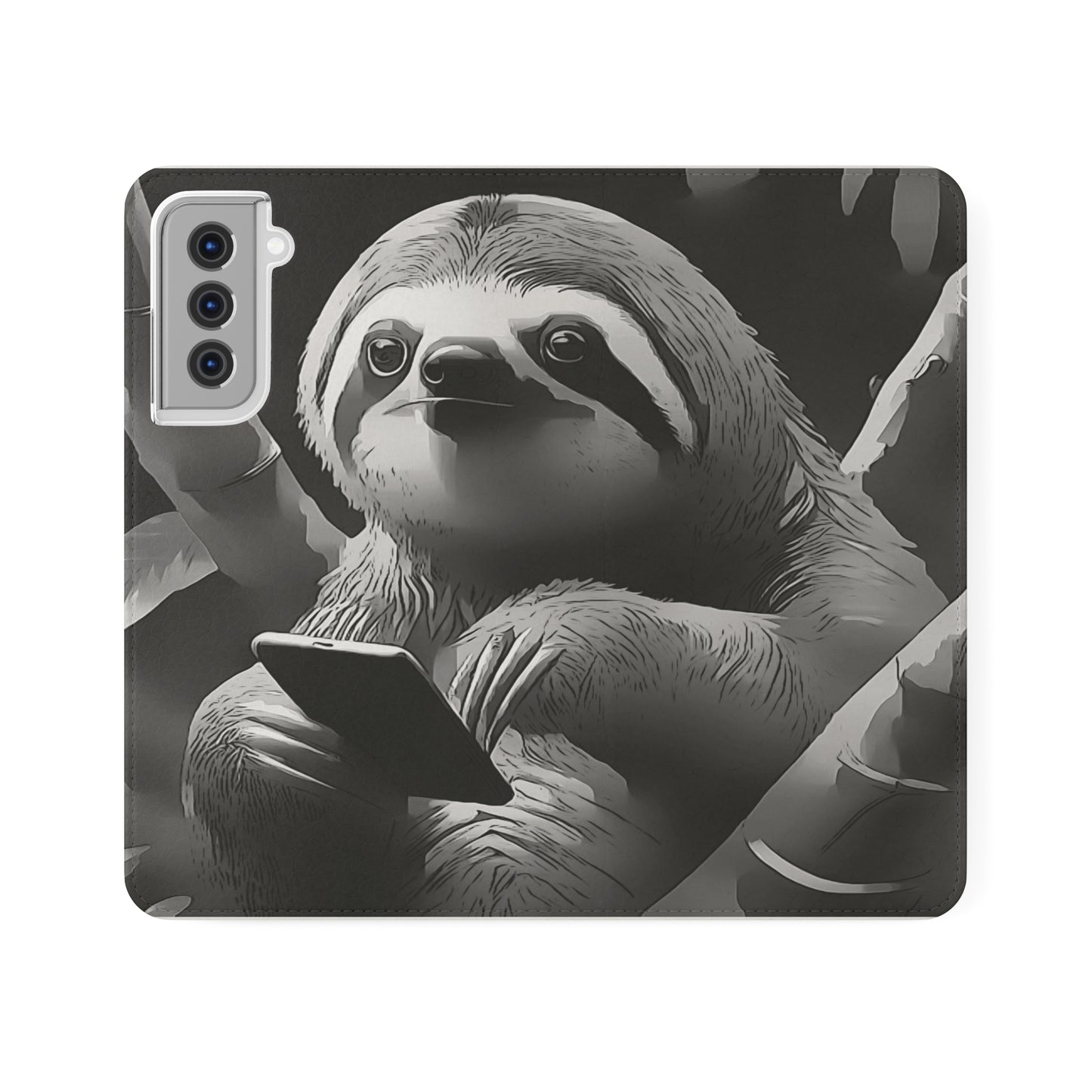"Sloth on Cell" Flip Cases