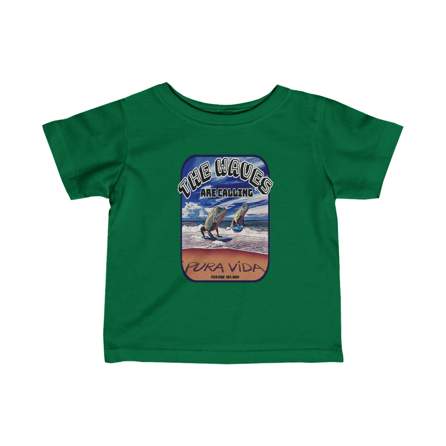 "The waves are calling" Infant Fine Jersey Tee