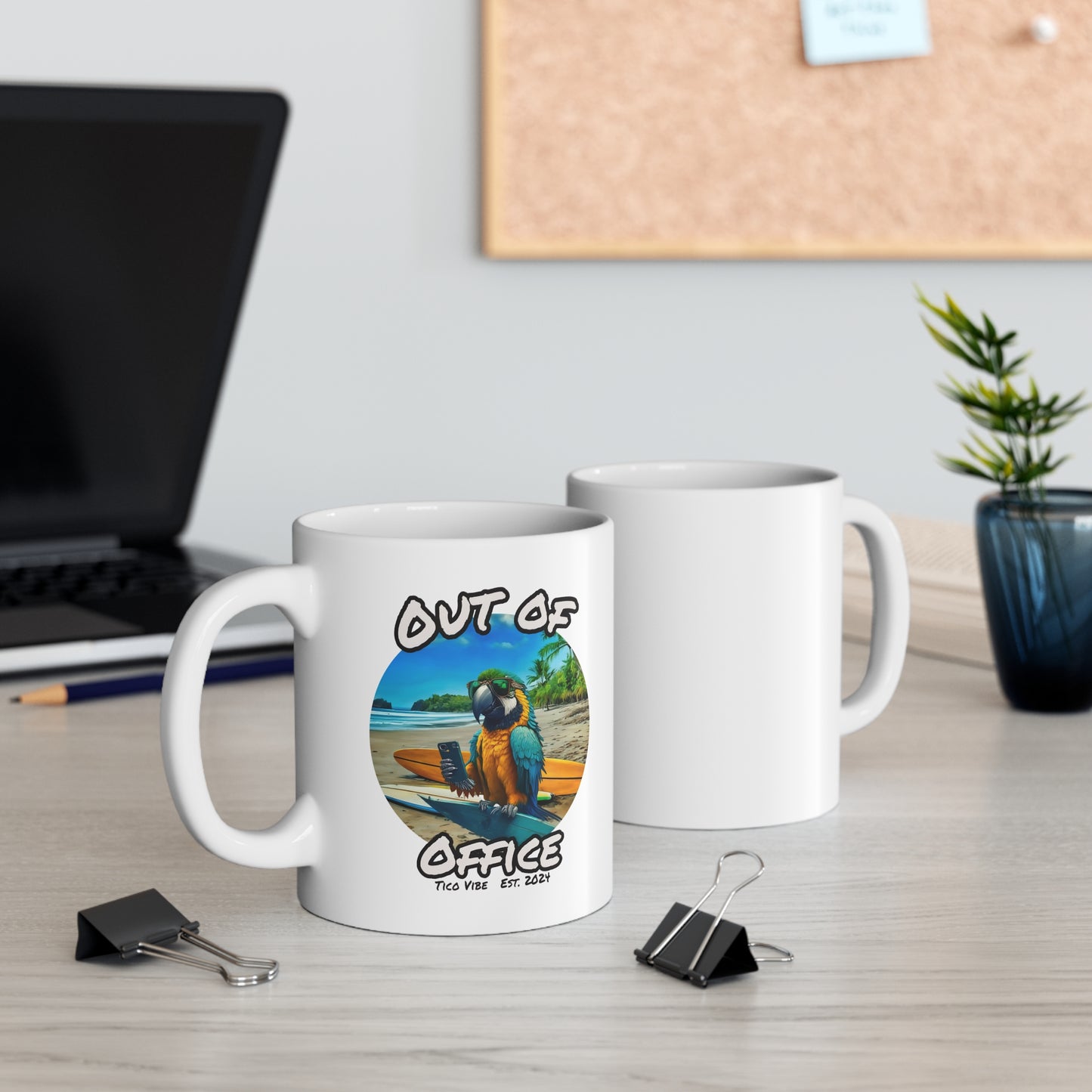 "Out of office" (L) Mug 11oz