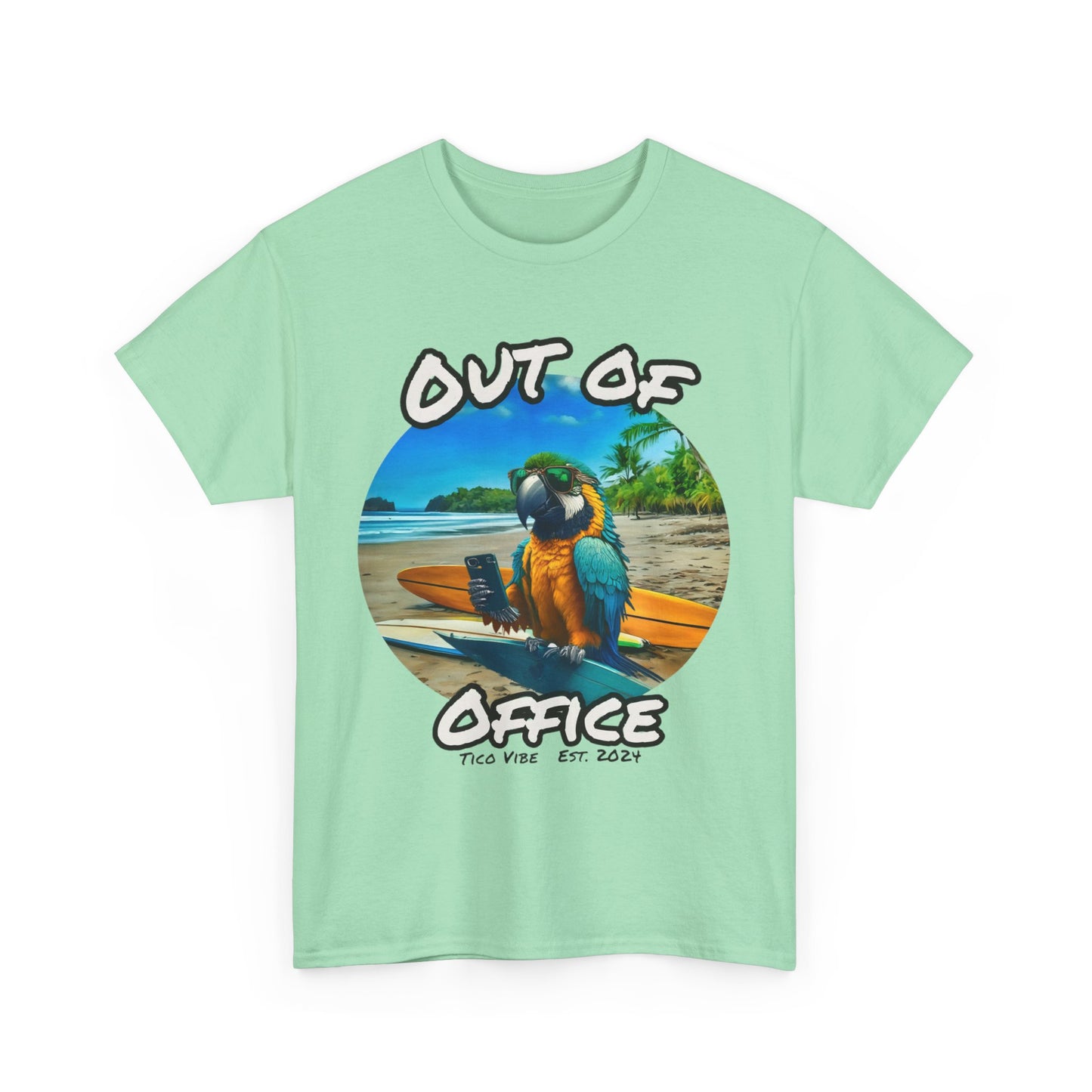 Out of Office Vibes – Unisex Heavy Cotton Tee